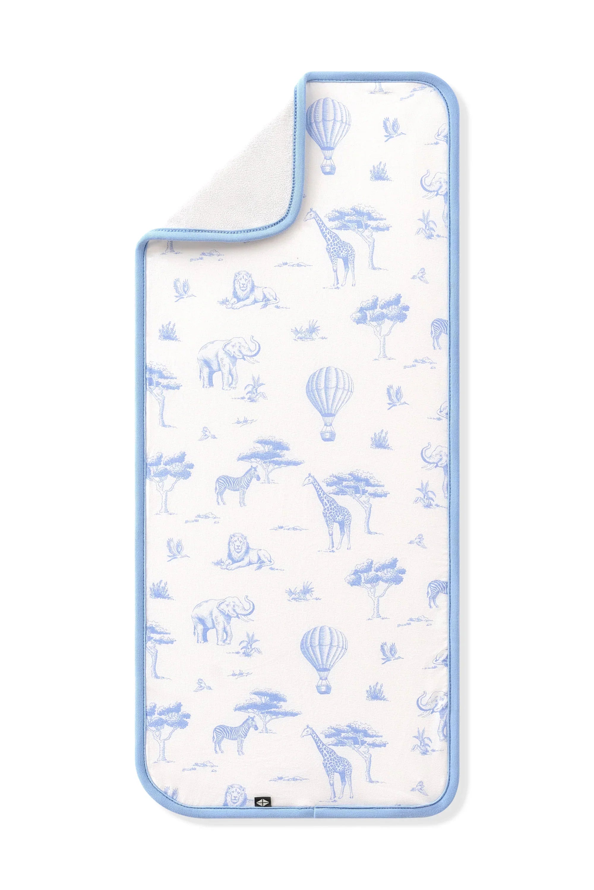 Burp Cloth in Toile Safari Secondary image