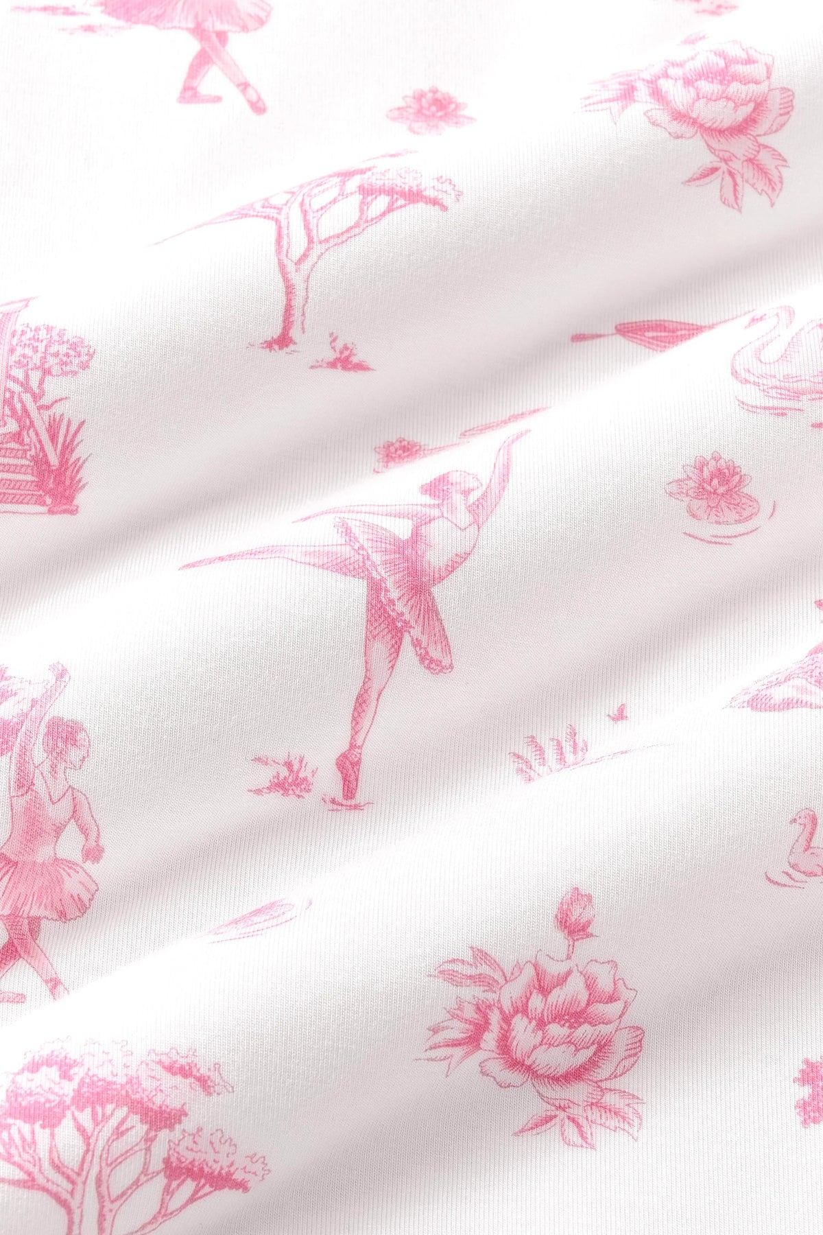 Zippered Romper in Toile Ballet
