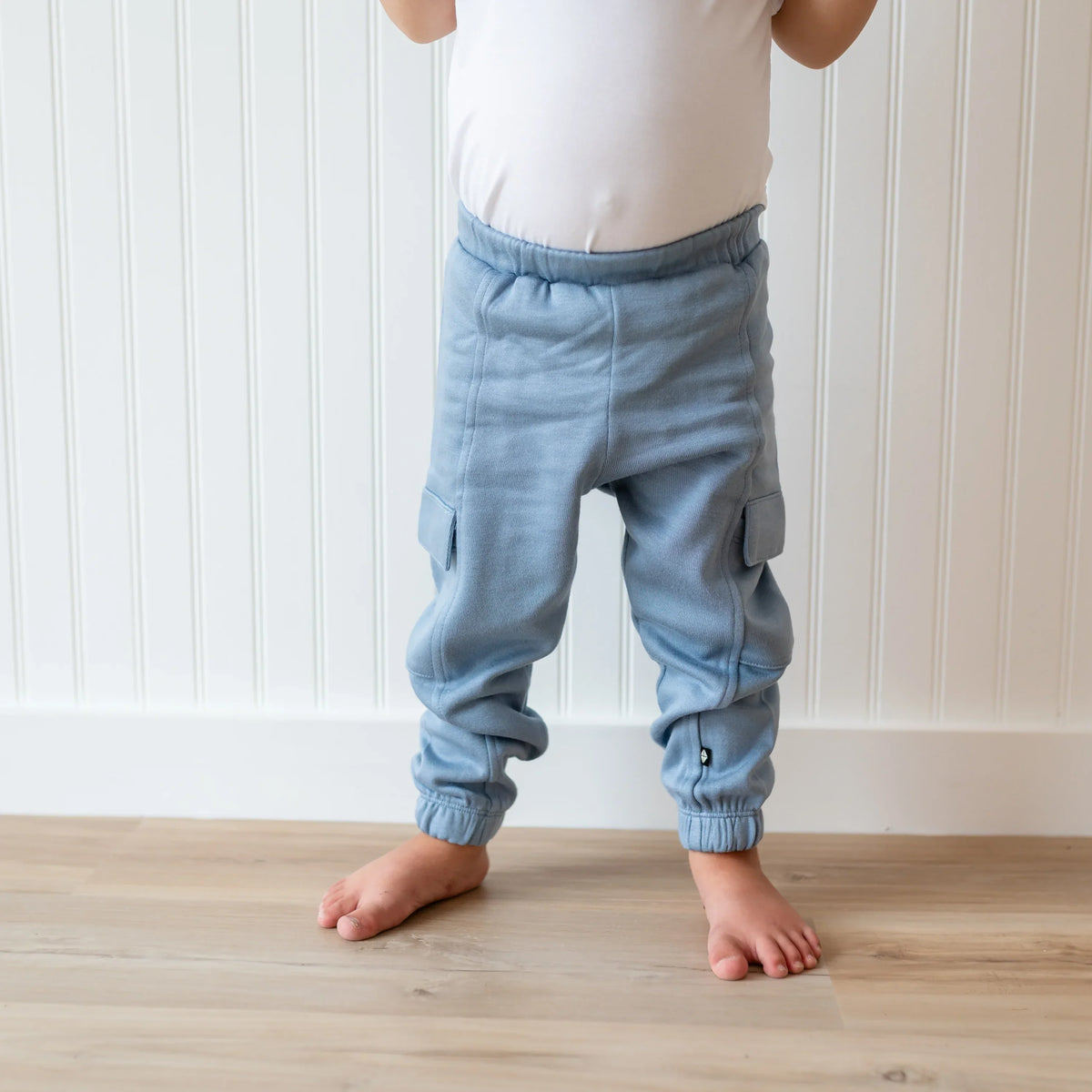Fleece Cargo Pants in Slate Main image