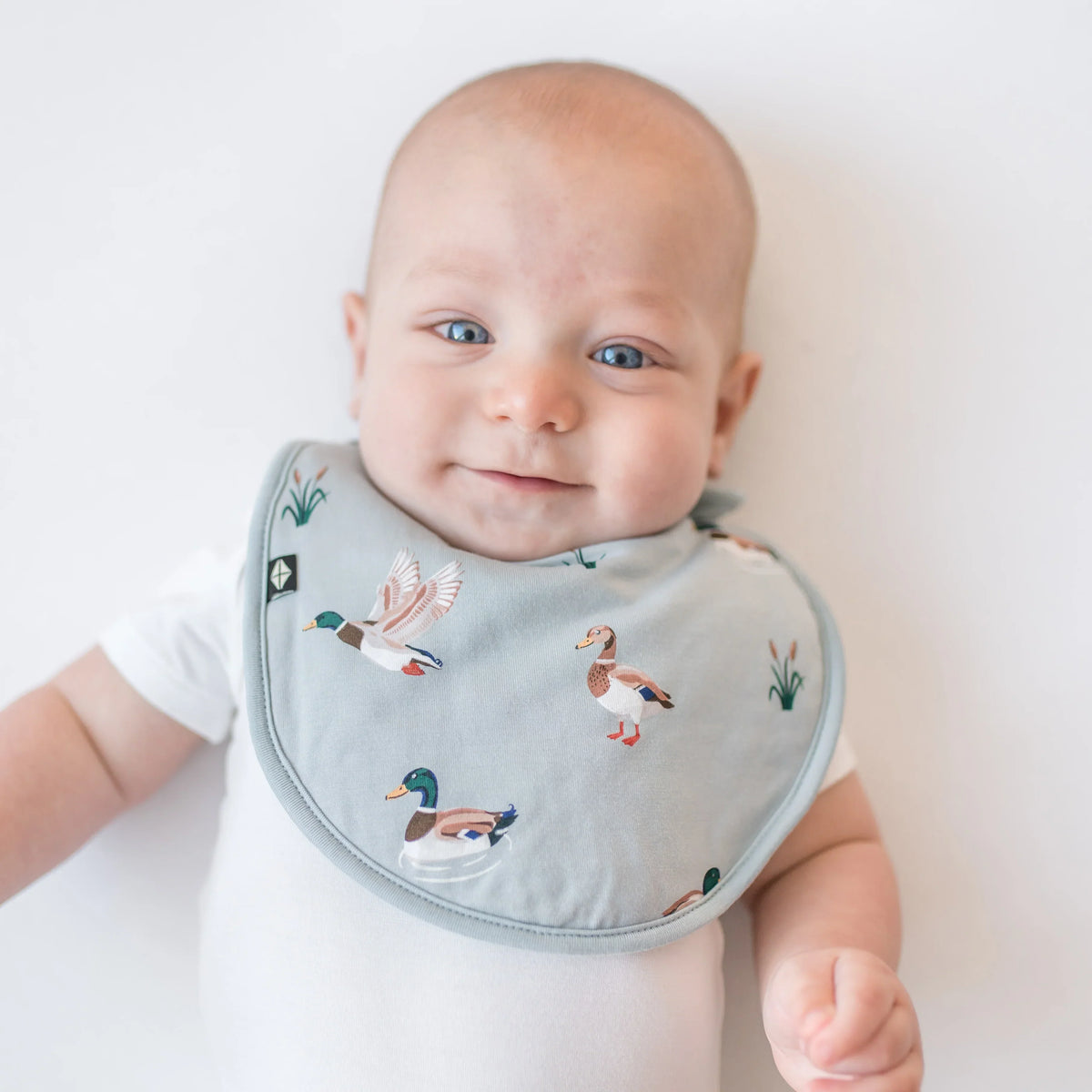 Cushy Bib in Mallard Duck Main image