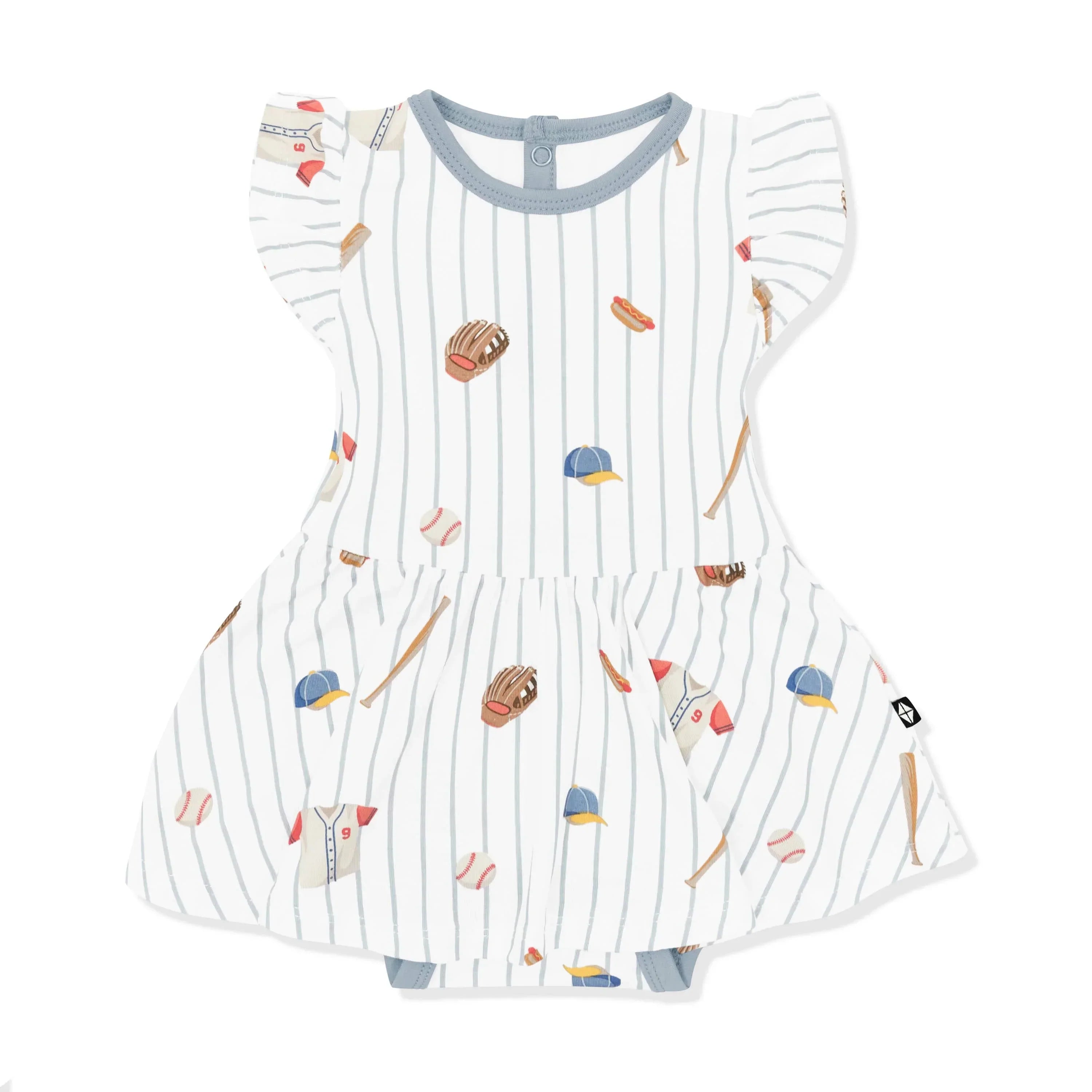 Twirl Bodysuit Dress in Home Run Secondary image