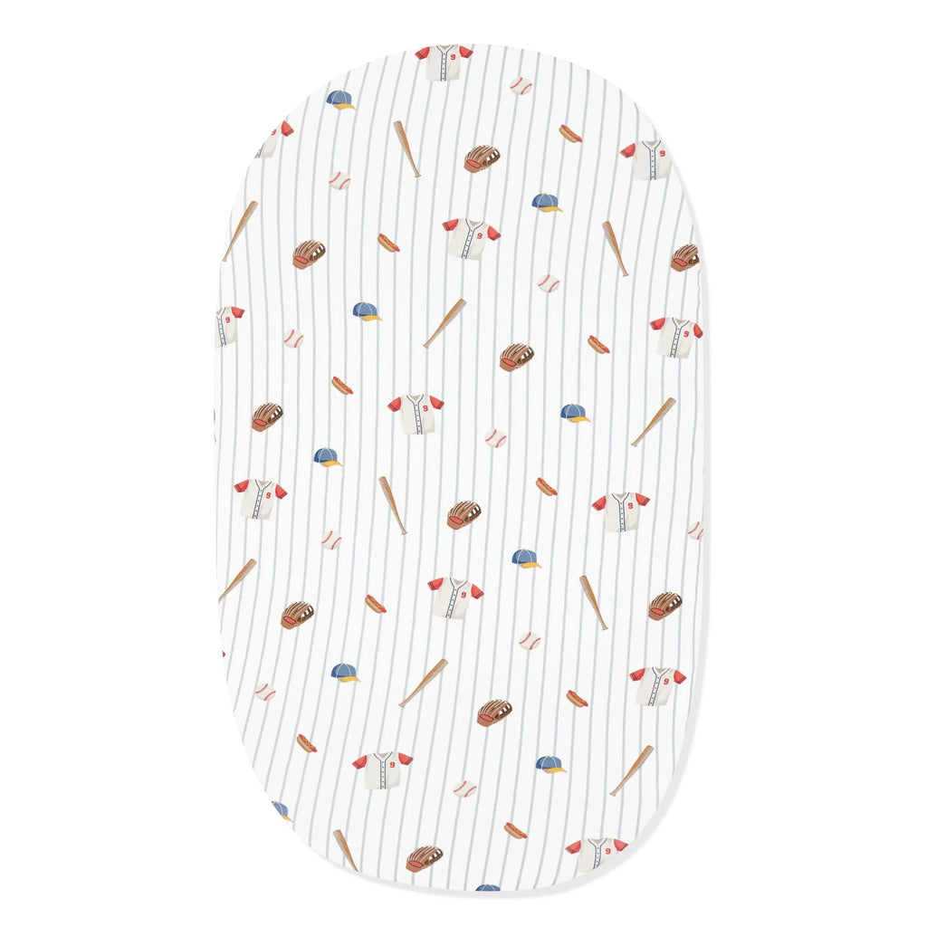 Oval Bassinet Sheet in Home Run