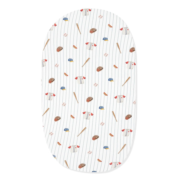 Oval Bassinet Sheet in Home Run
