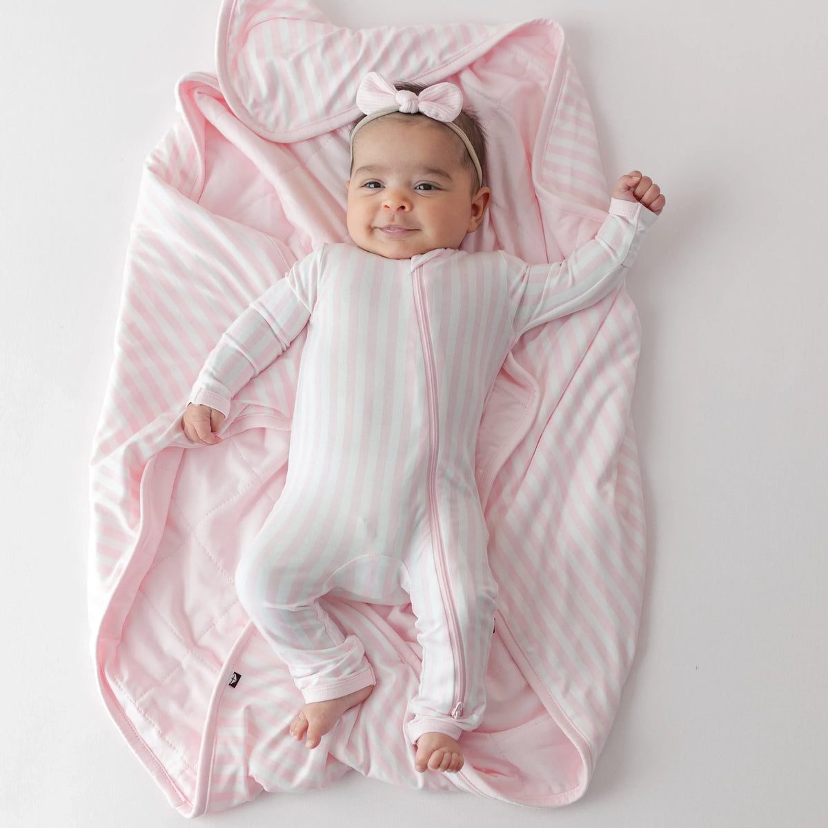 Baby Blanket in Small Sakura Stripe 1.0 Main image