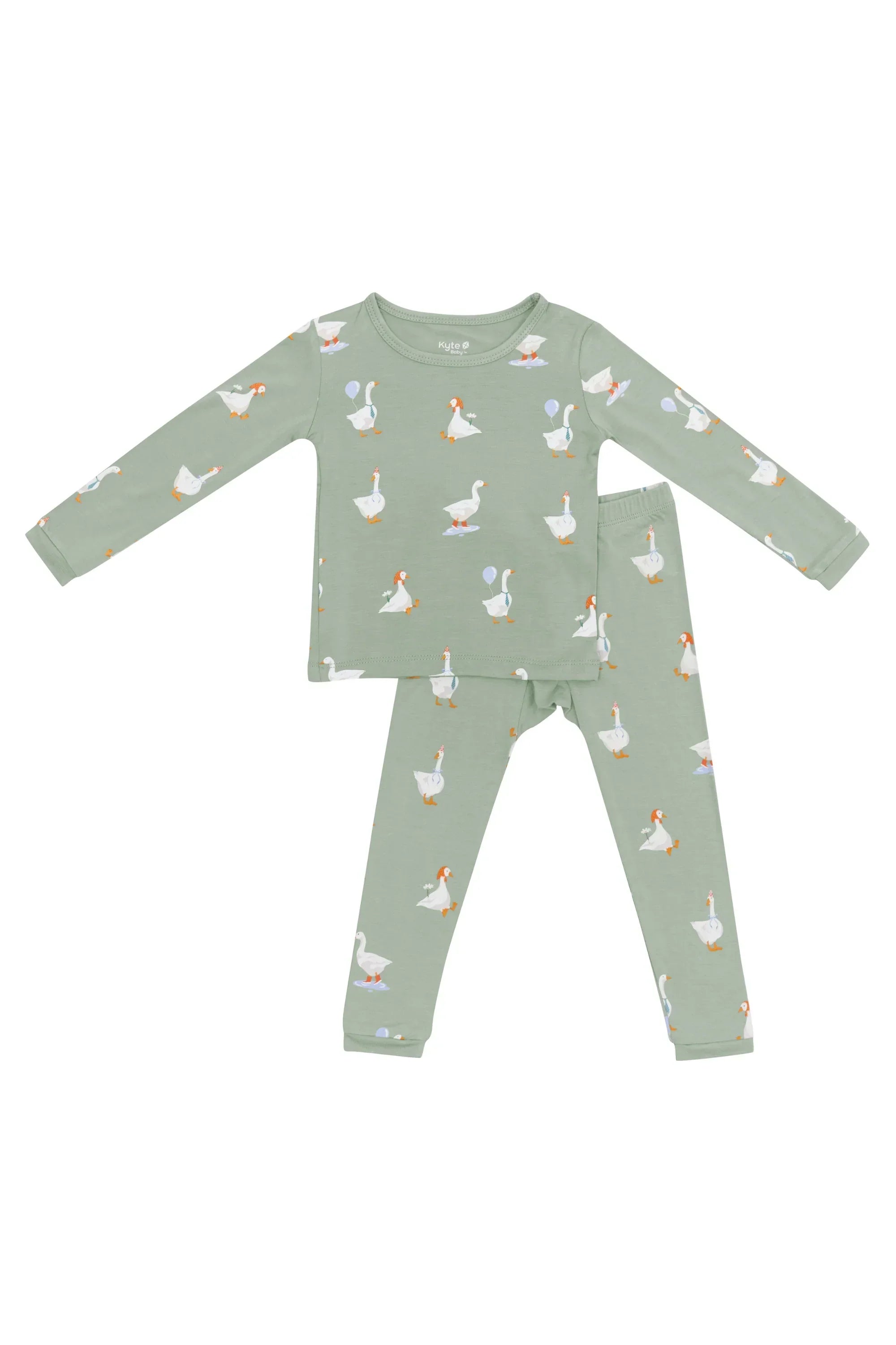 Long Sleeve Pajamas in Silly Goose Secondary image