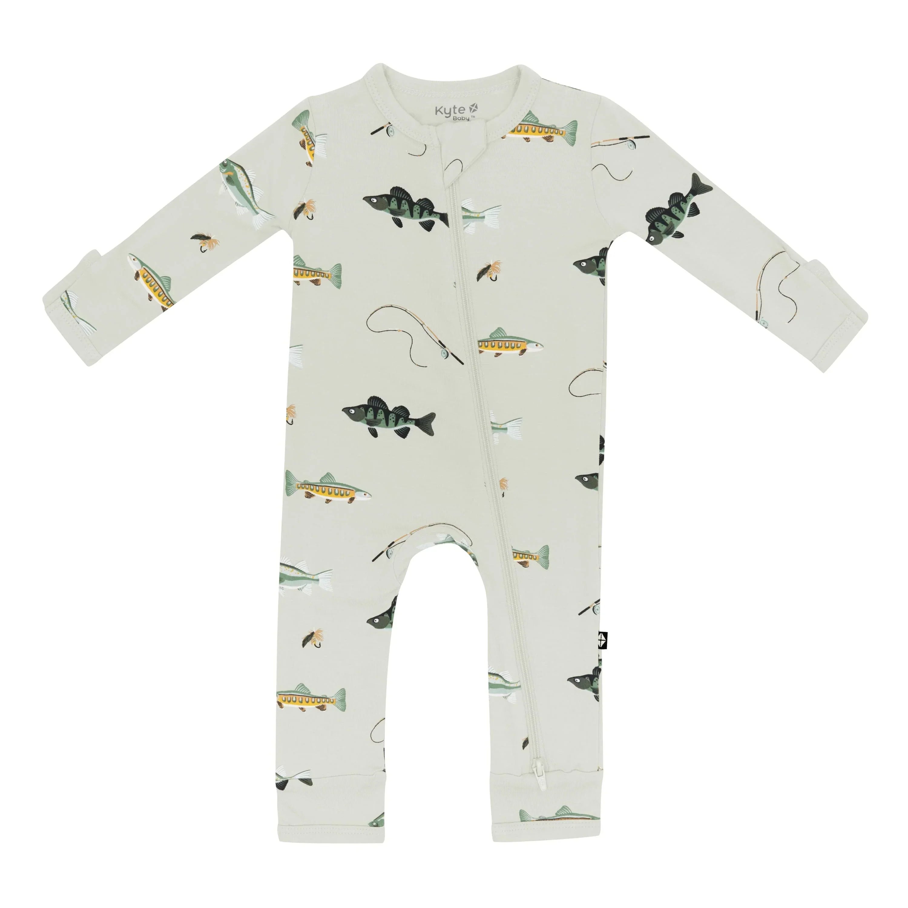 Zippered Romper in Fishing Secondary image