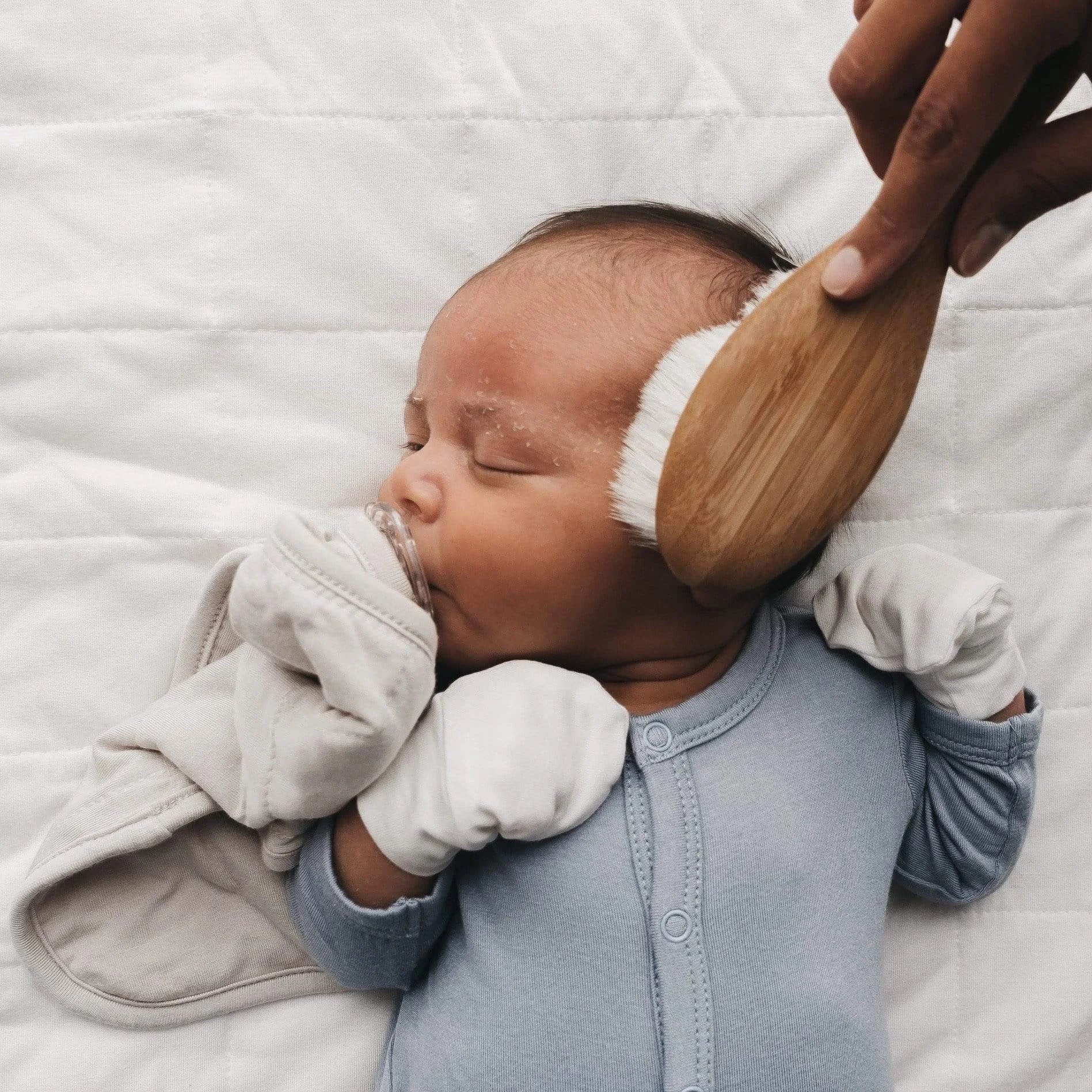 Lovey in Oat with Removable Wooden Teething Ring Secondary image