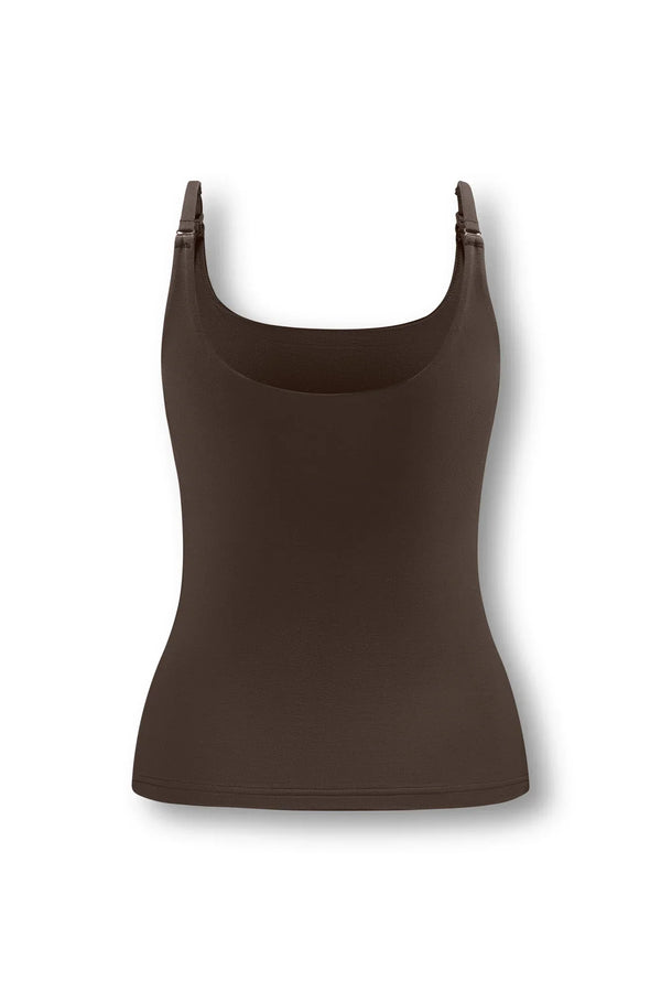 Women's Nursing Tank in Toffee