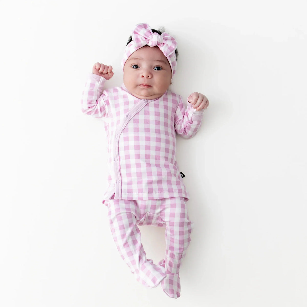 Take Me Home Set with Bow in Gingham Thistle Main image