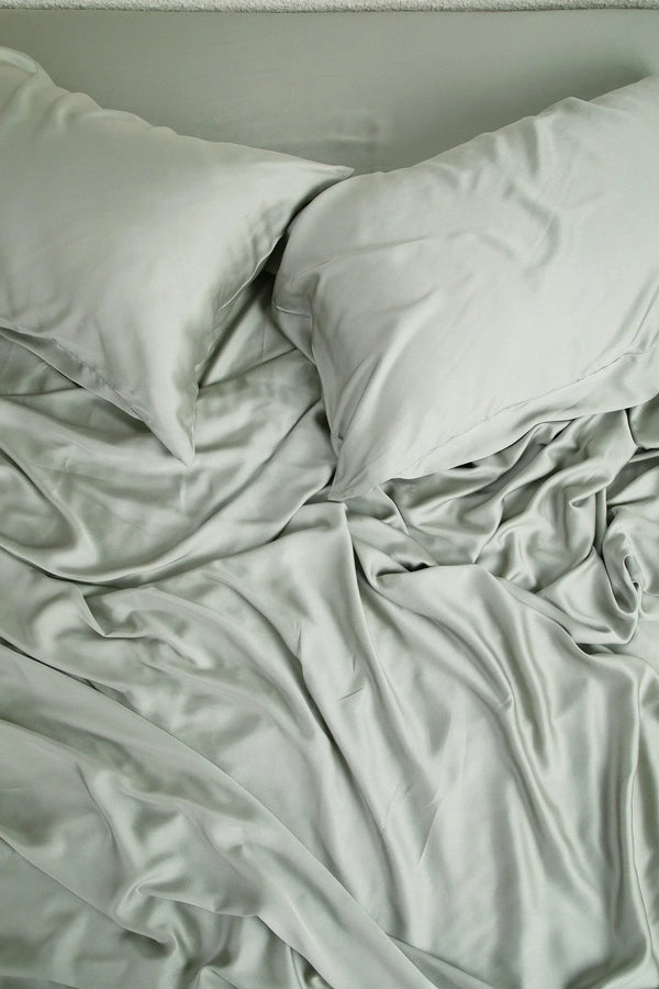 Bamboo Sateen Sheet Set in Eucalyptus