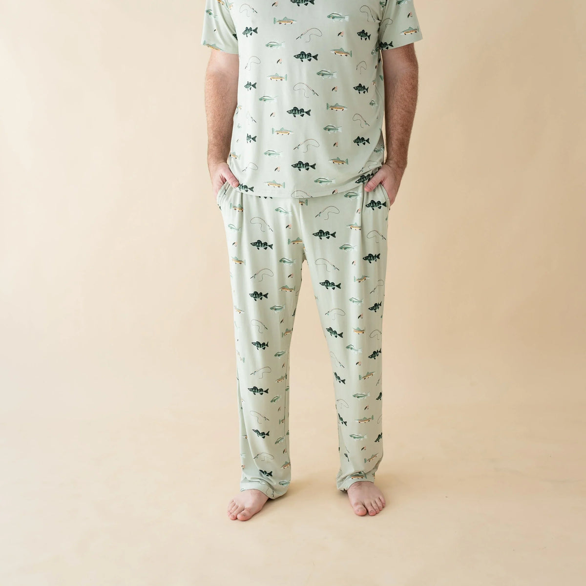 Men's Lounge Pants in Fishing Main image