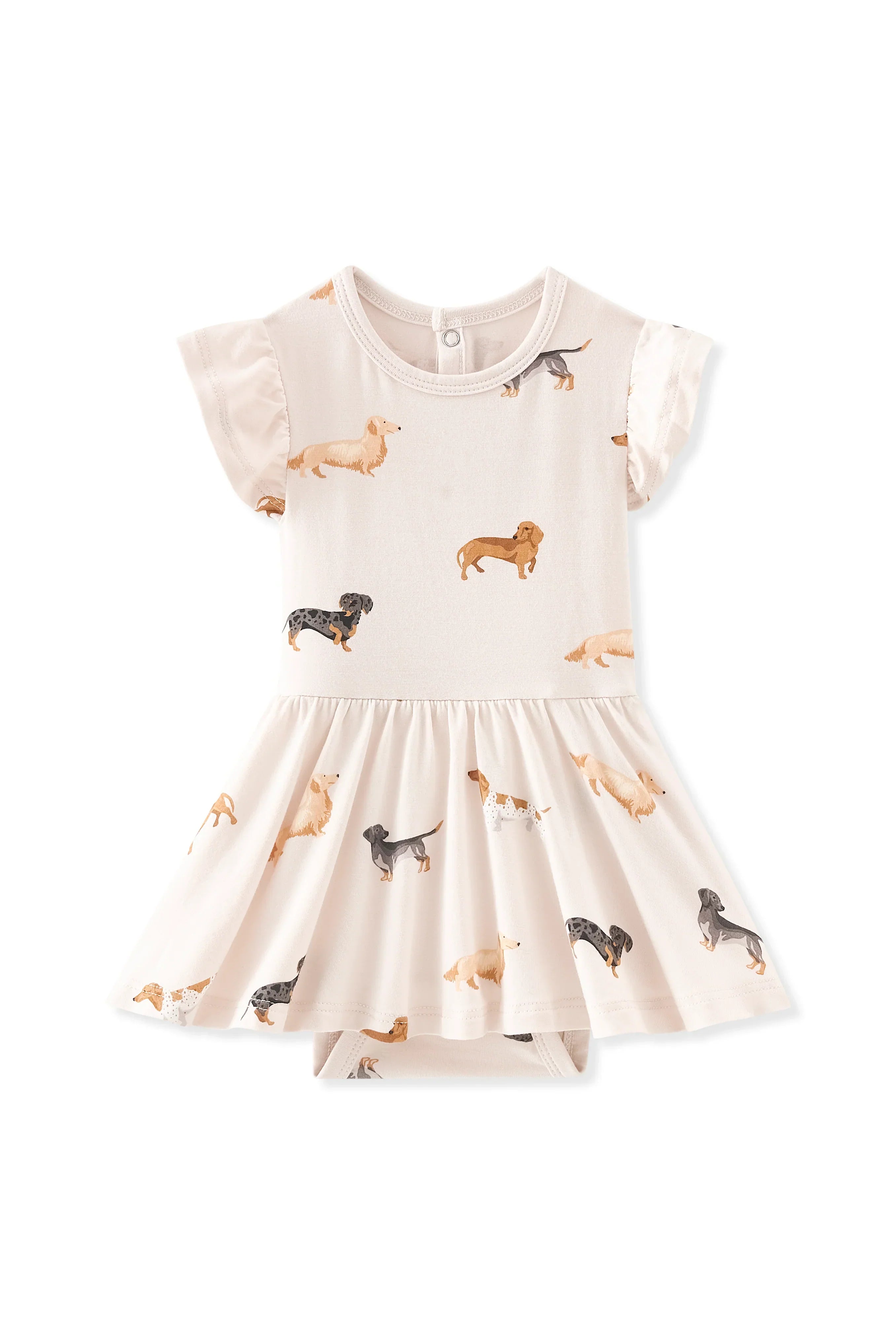 Twirl Bodysuit Dress in Dachshund Secondary image