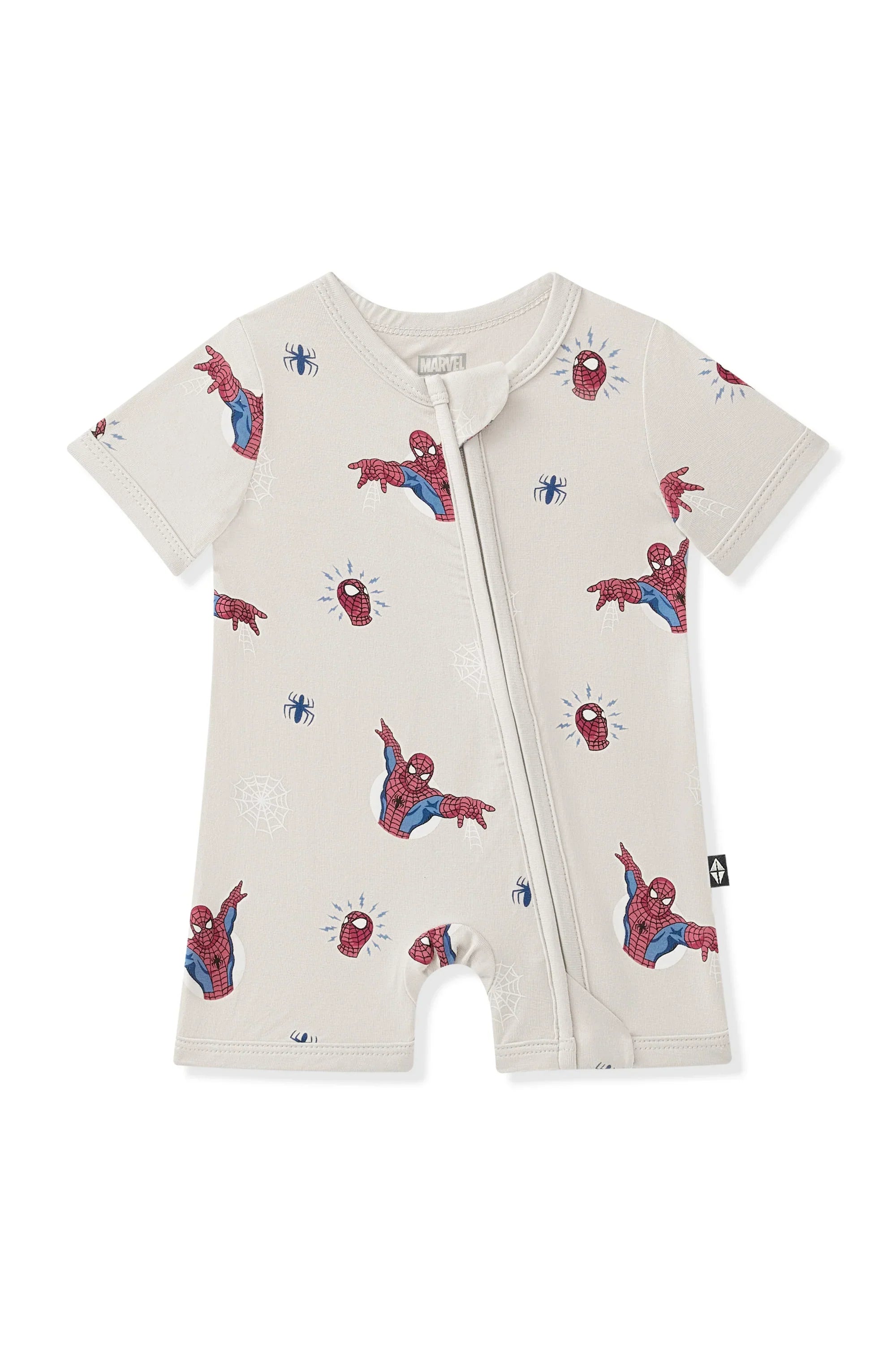 Zipper Shortall Romper in Spider-Man Secondary image
