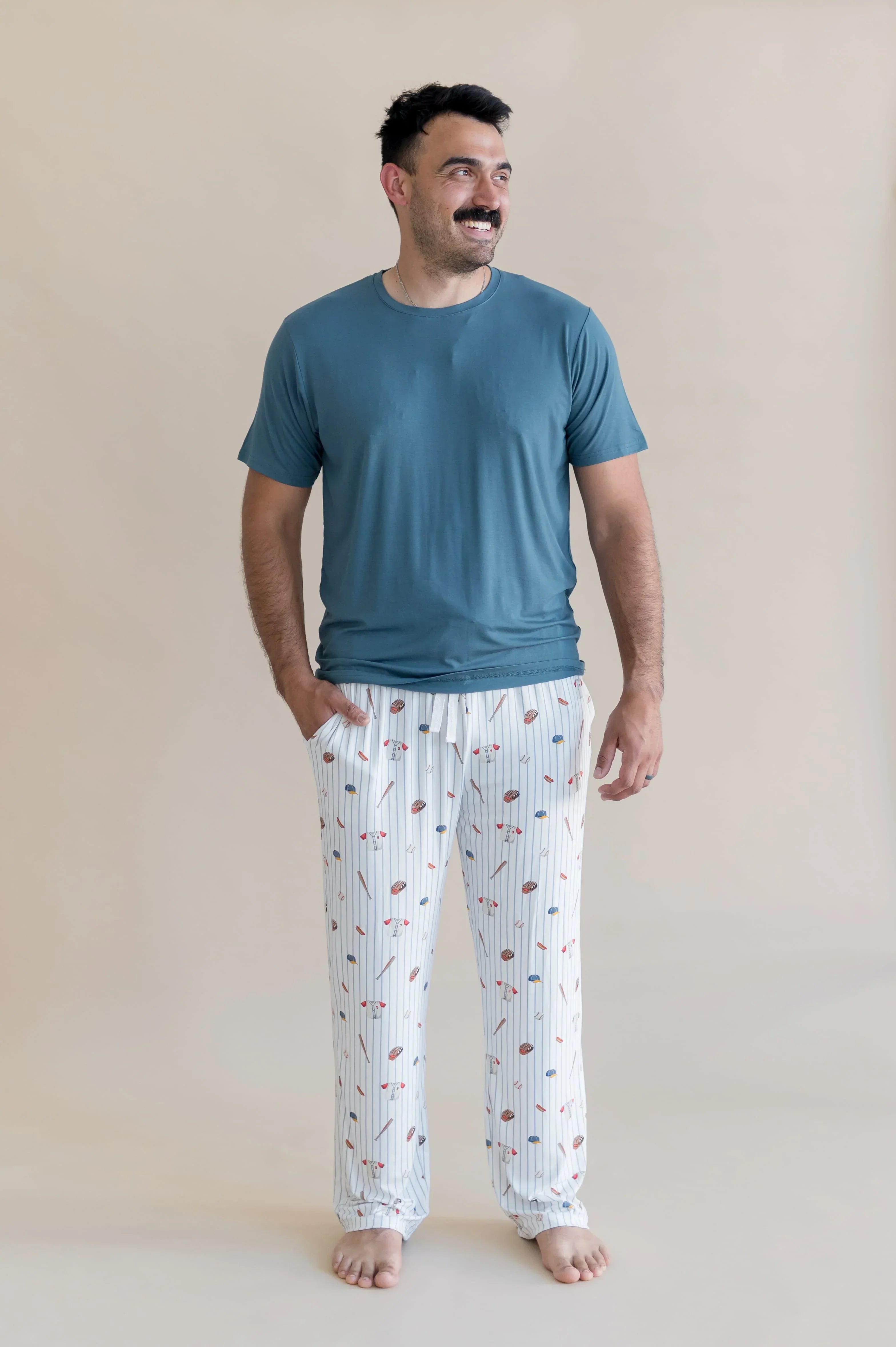 Men's Lounge Pants in Home Run Secondary image