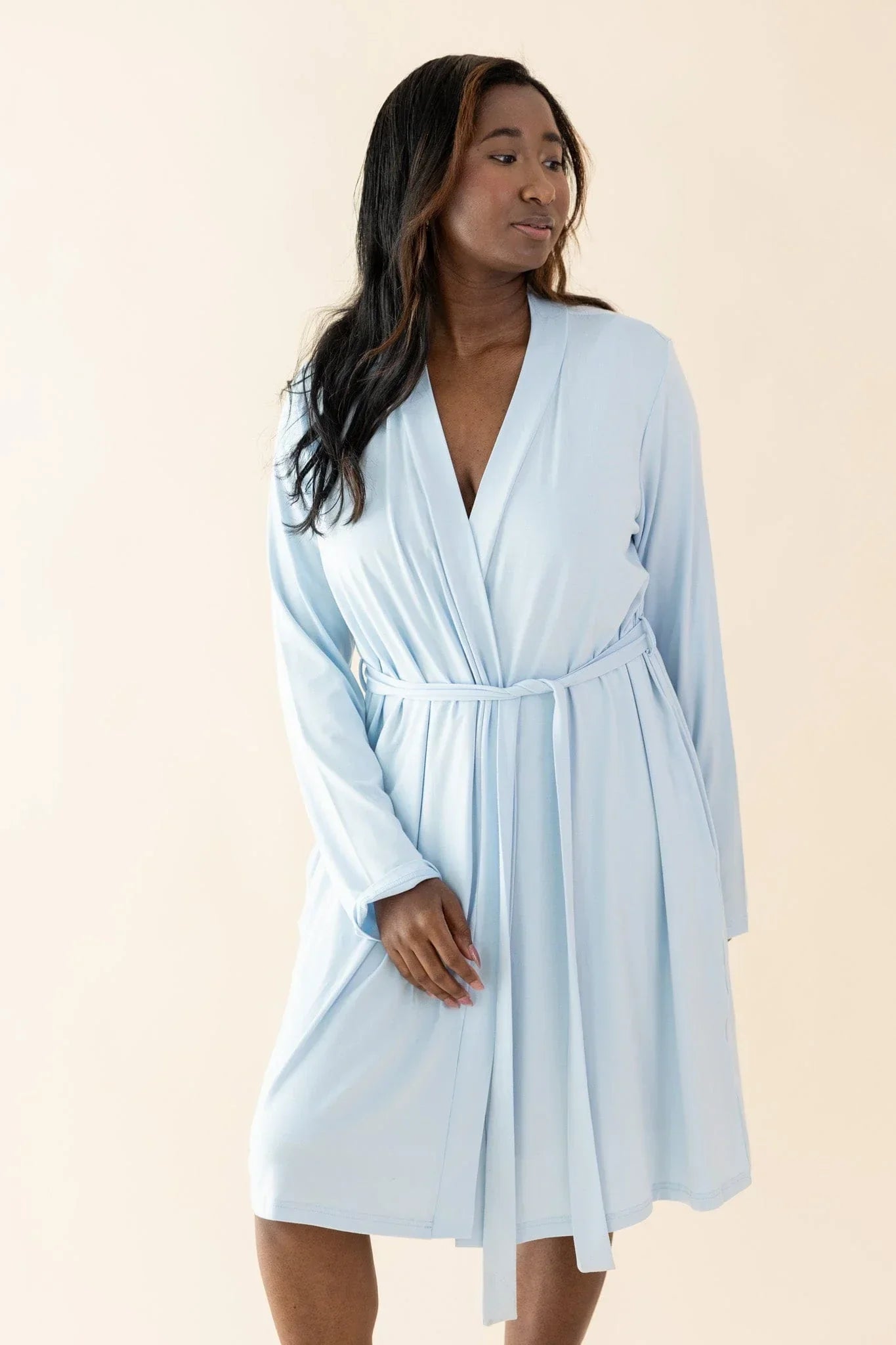 Women's Lounge Robe in Breeze Secondary image