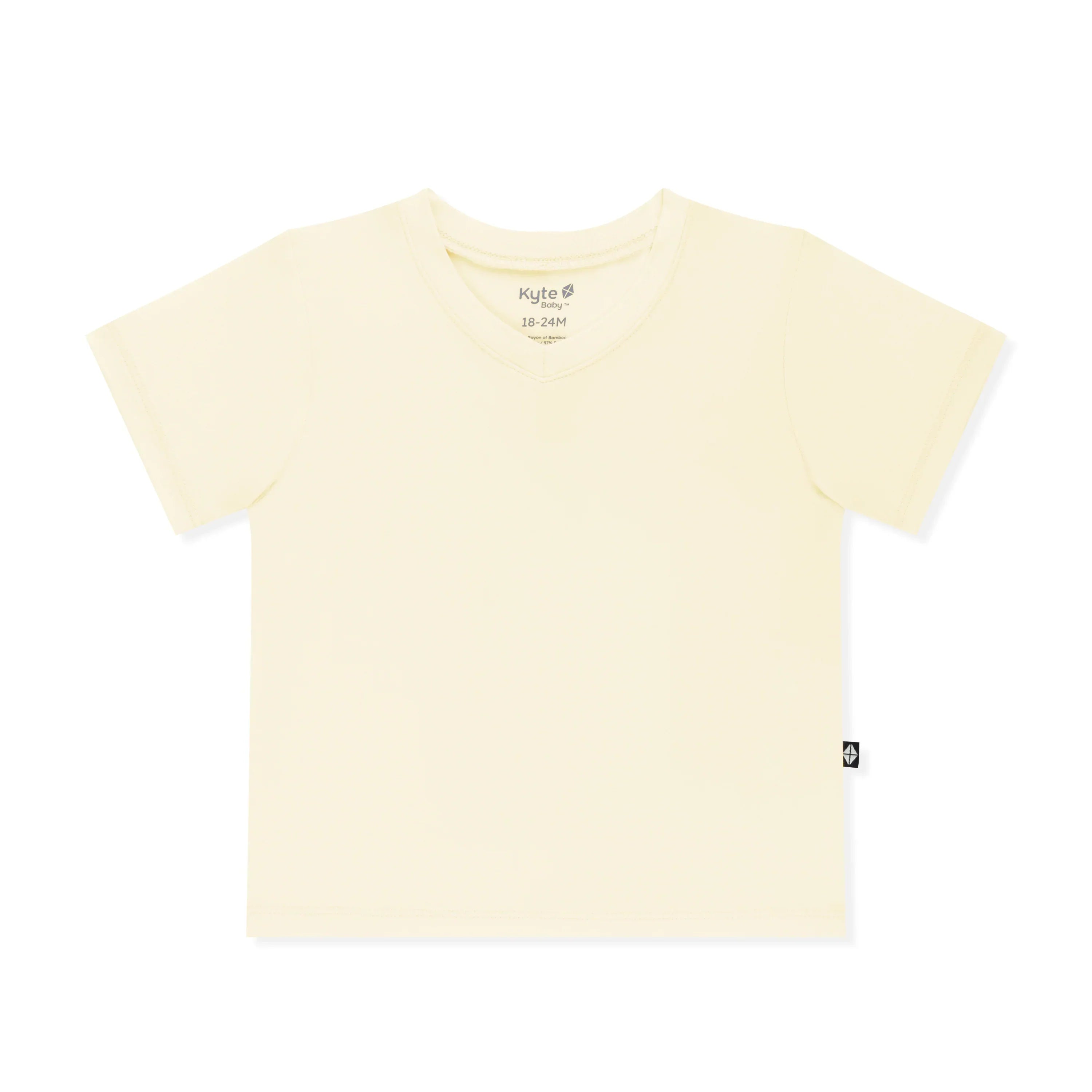 Toddler V-Neck Tee in Chamomile Secondary image