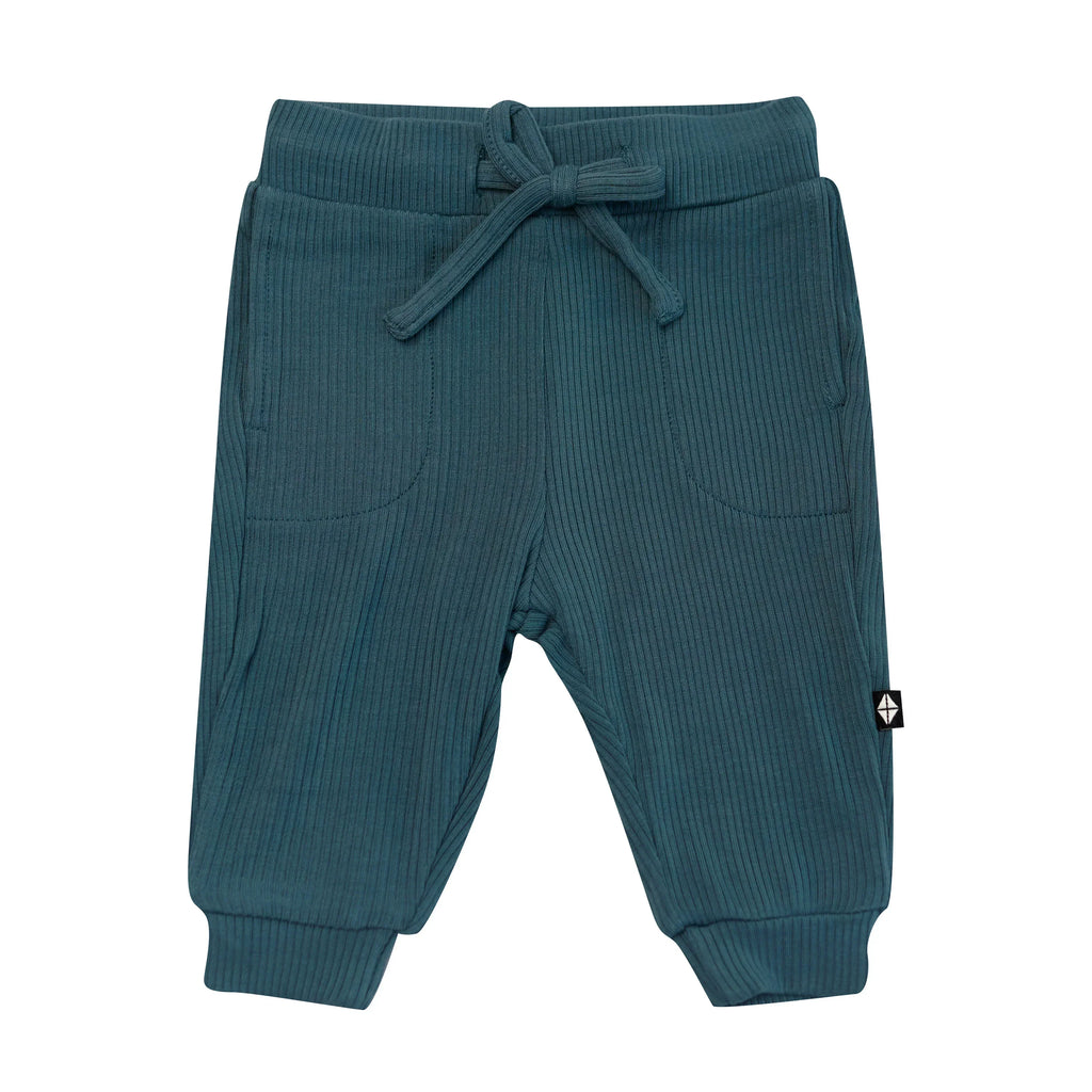 Ribbed Jogger Pant in Atlantic