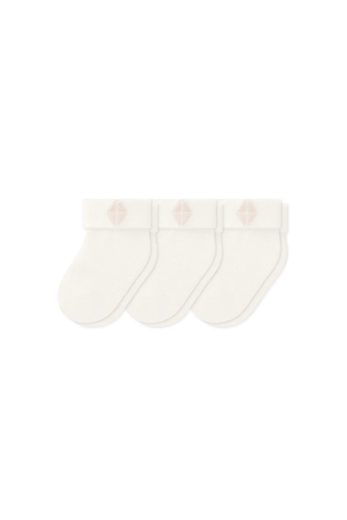 Baby 3-Pack Socks in Cloud Main image