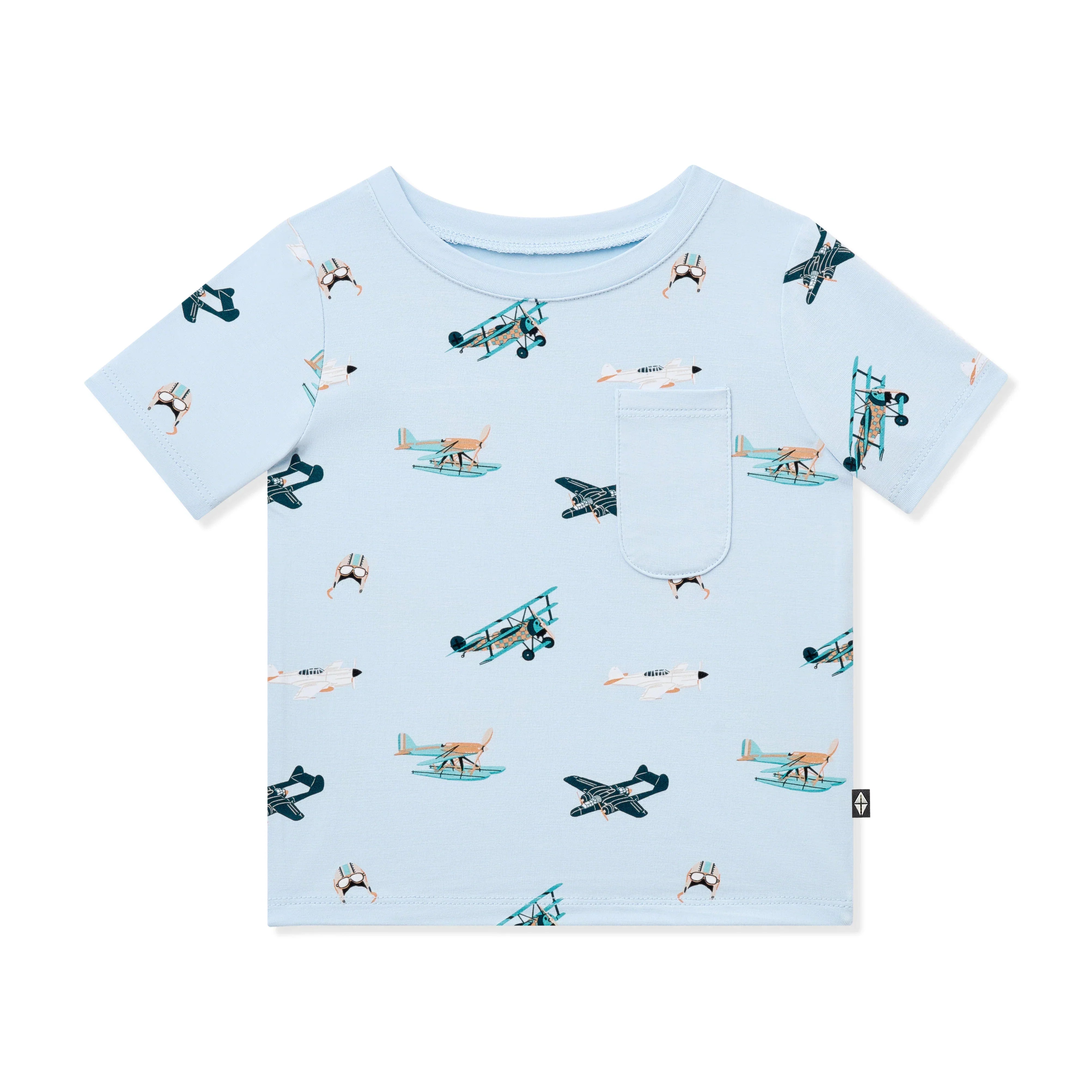 Toddler Crew Neck Tee in Take Off Secondary image