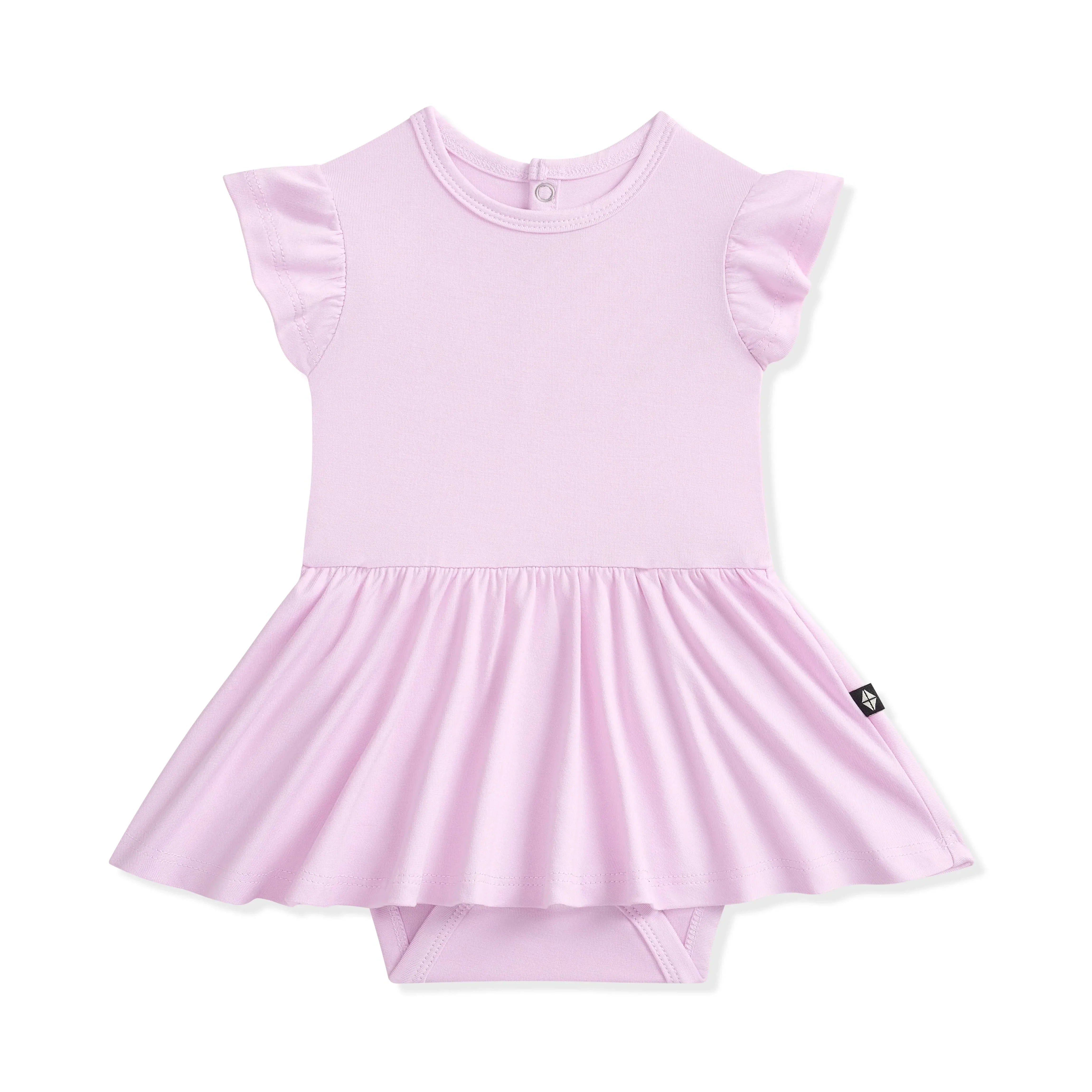 Twirl Bodysuit Dress in Thistle Secondary image