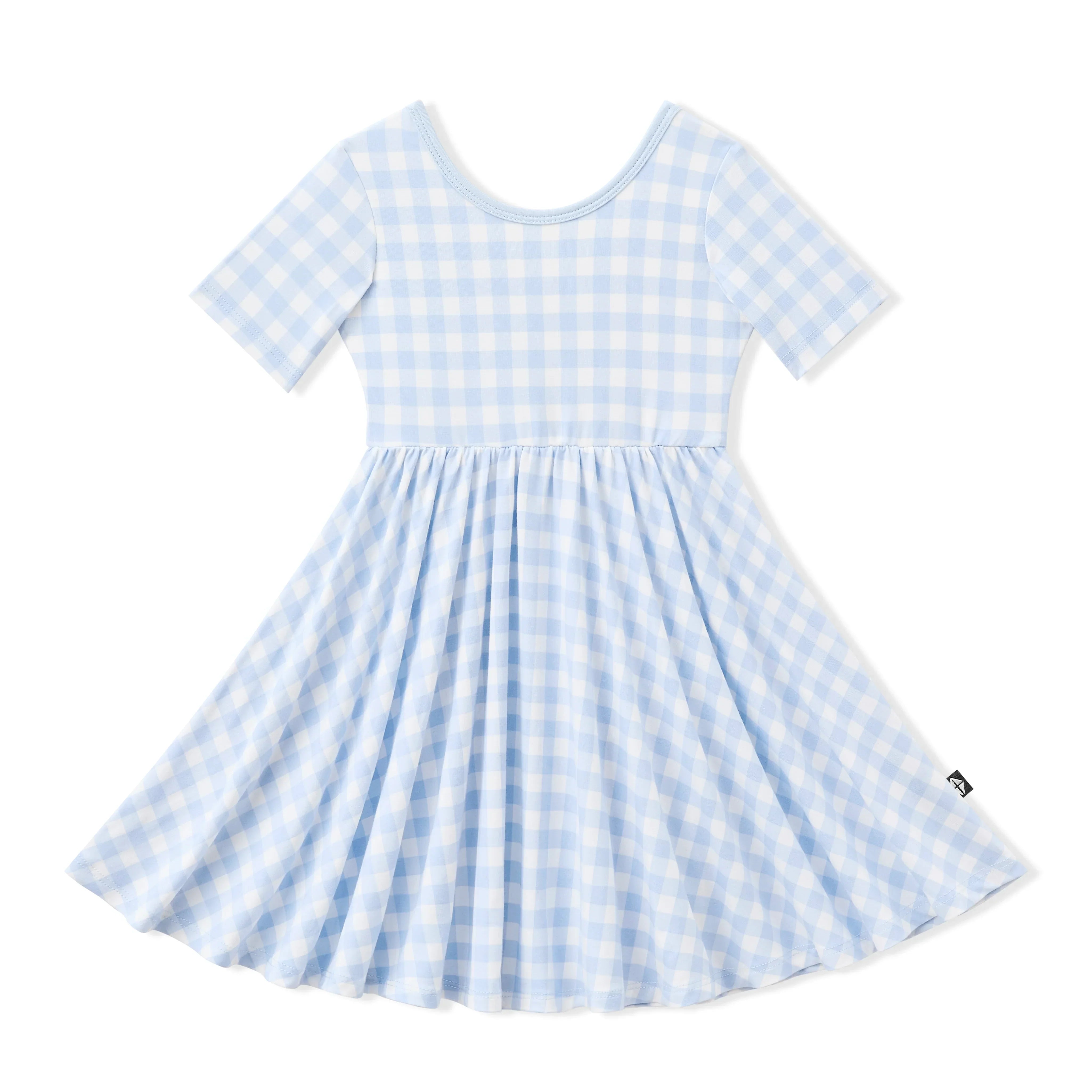 Twirl Dress in Gingham Breeze Secondary image