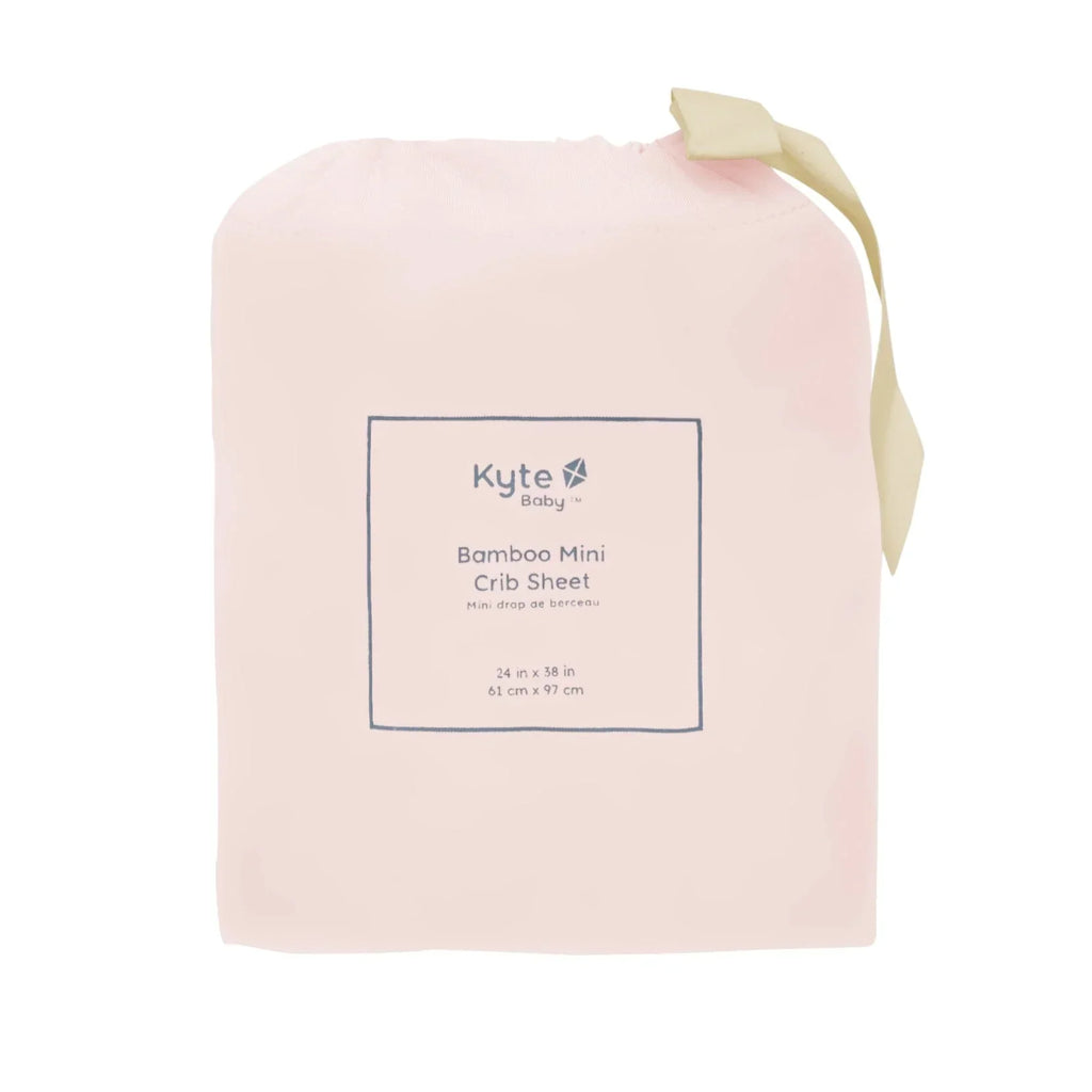 Mini Crib Sheet in Blush