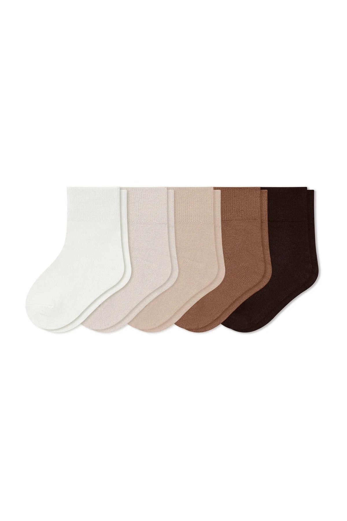 Quarter Socks Combo 5-Pack in Cafe Main image