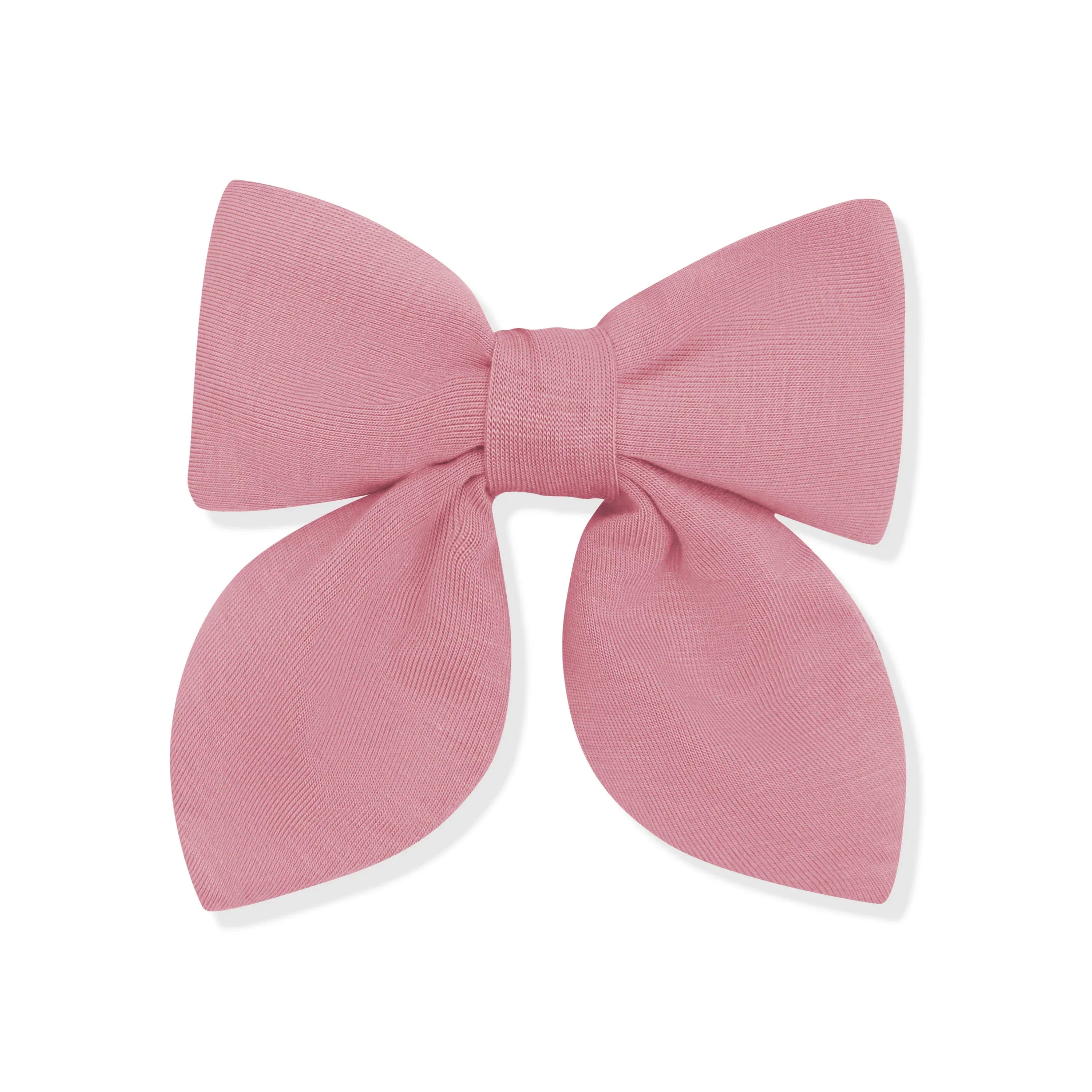 Medium Alligator Clip Bow in Apple Blossom Secondary image