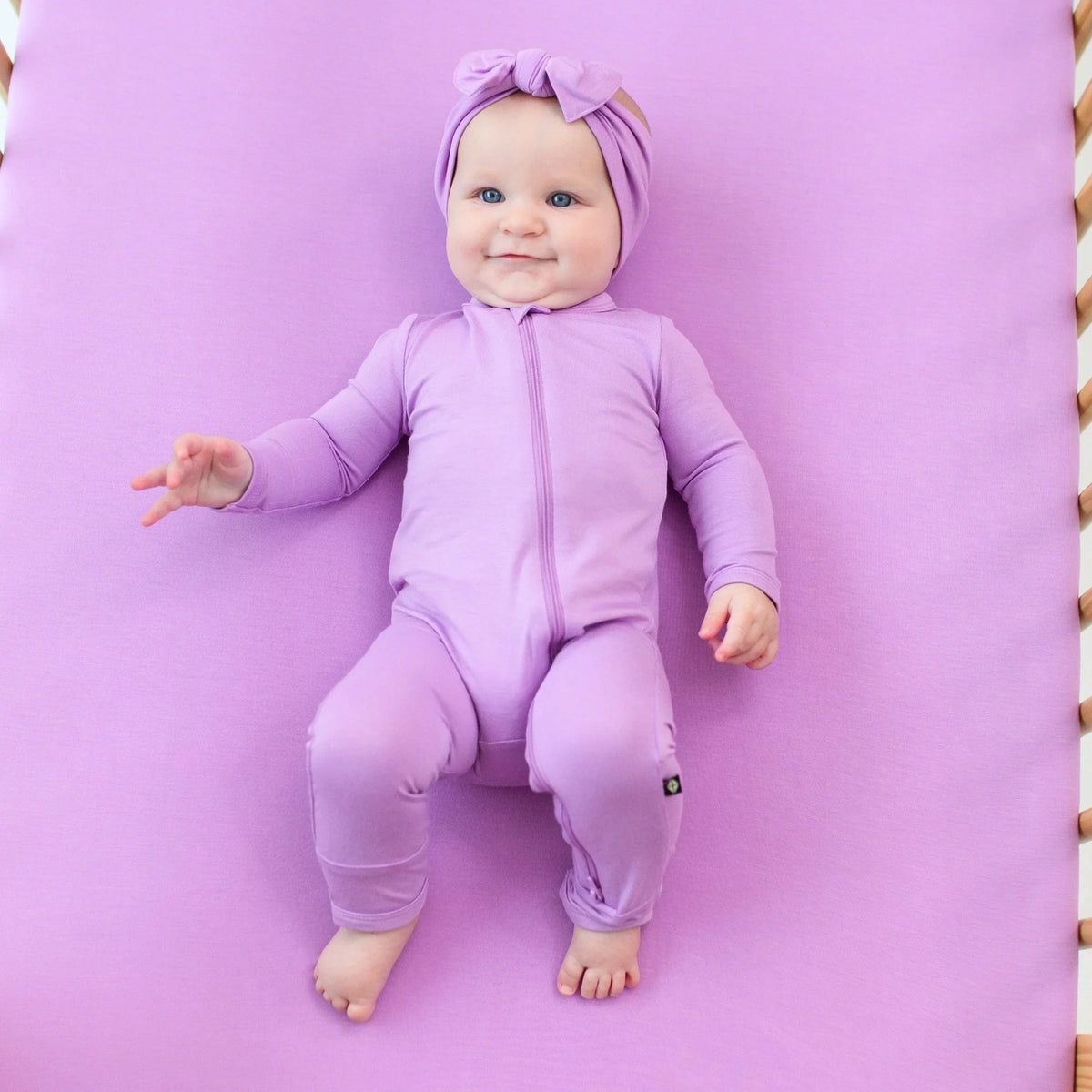 Zippered Romper in Poi Main image