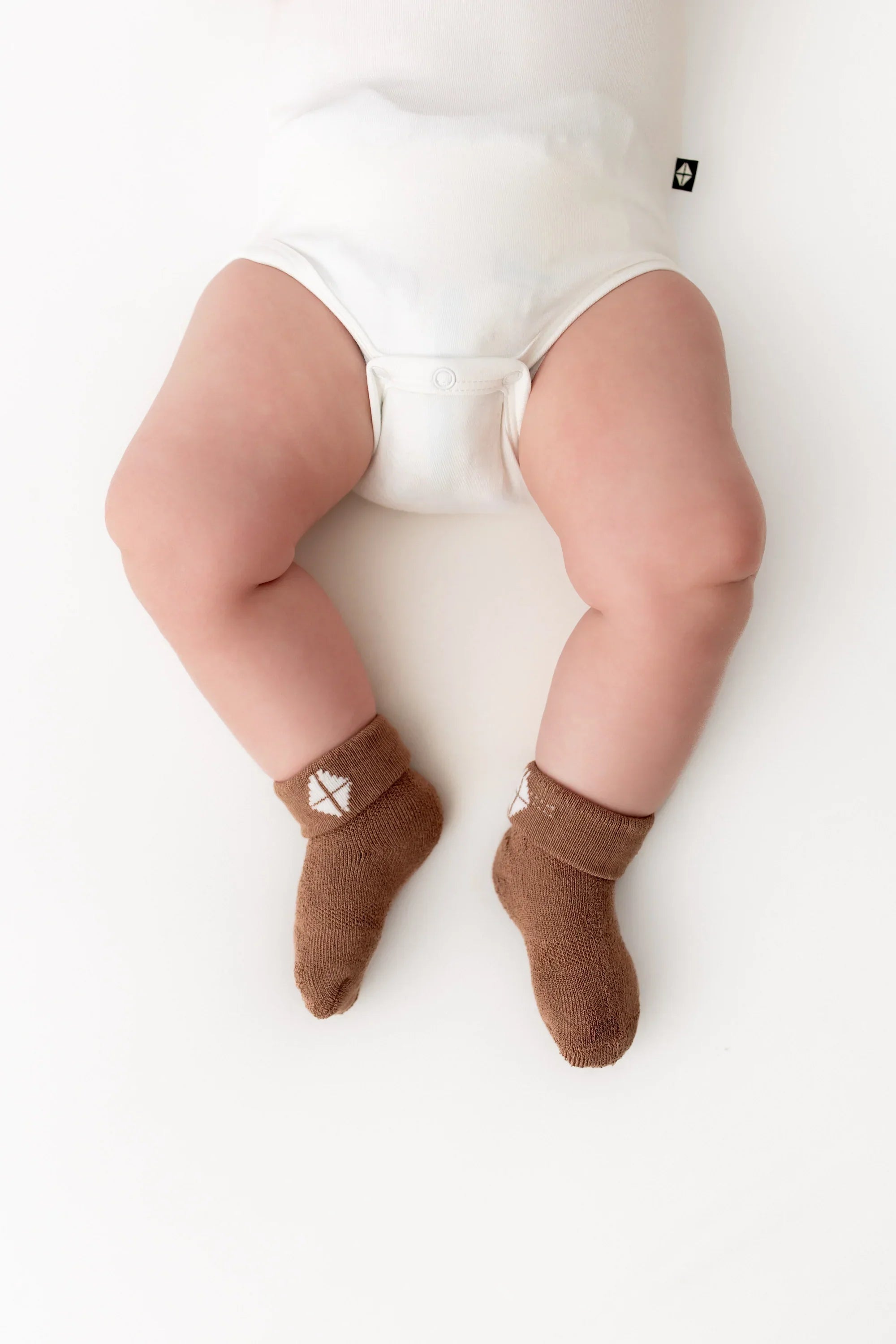 Baby 3-Pack Socks in Cafe Secondary image