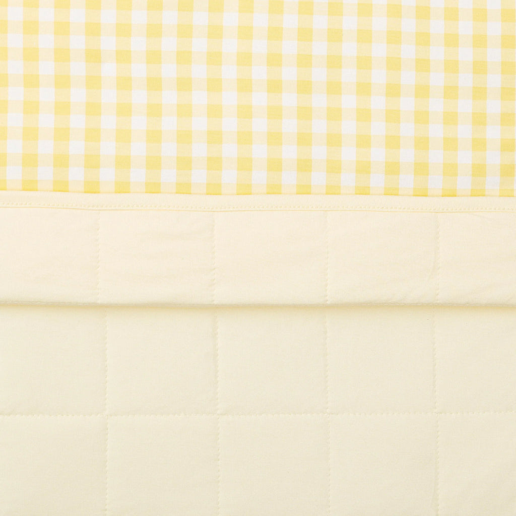 Toddler Blanket in Gingham Chamomile 1.0