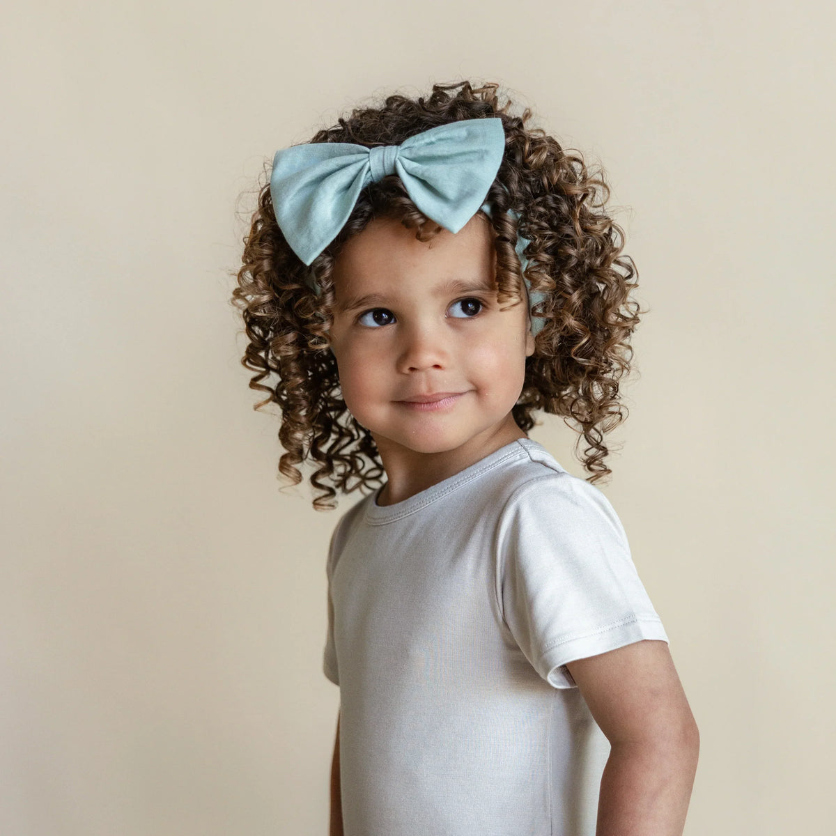 Bow Headband in Sage Main image