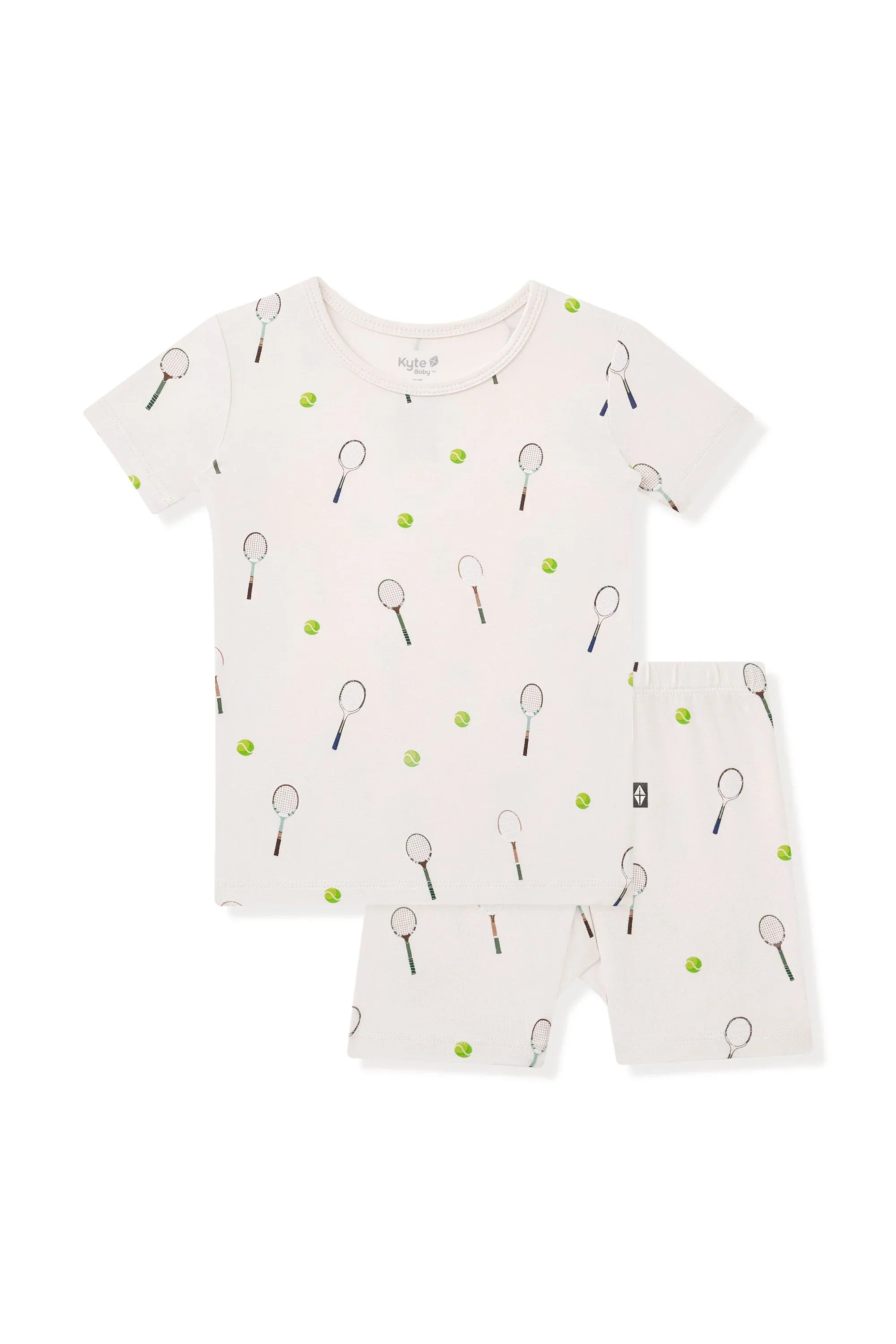 Short Sleeve Pajamas in Tennis Secondary image