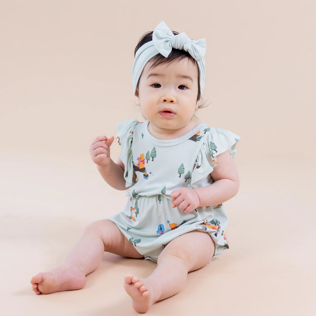 Bubble Romper in Winnie the Pooh Hundred Acre Wood Main image