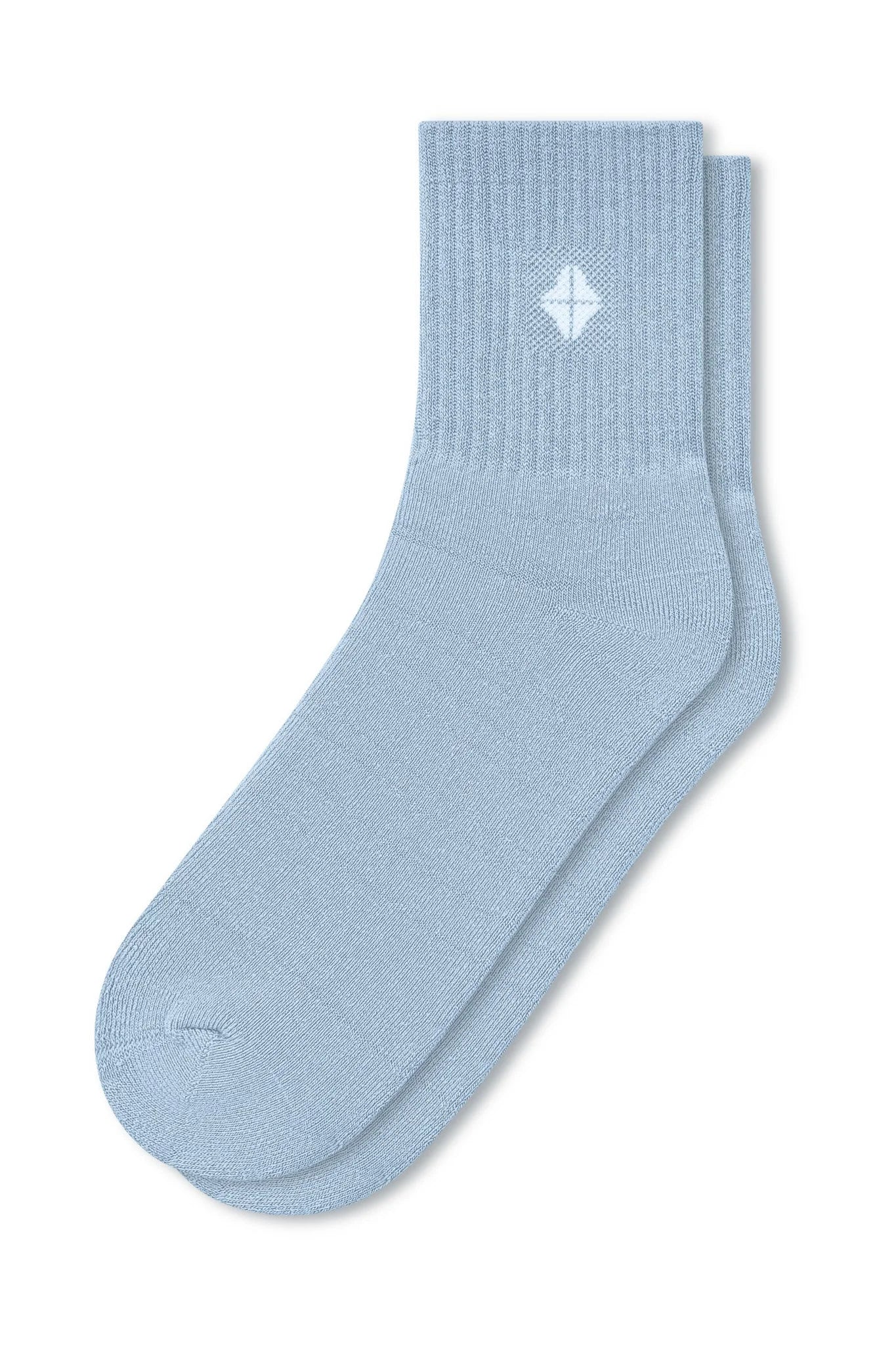 Adult Crew Socks in Breeze Secondary image