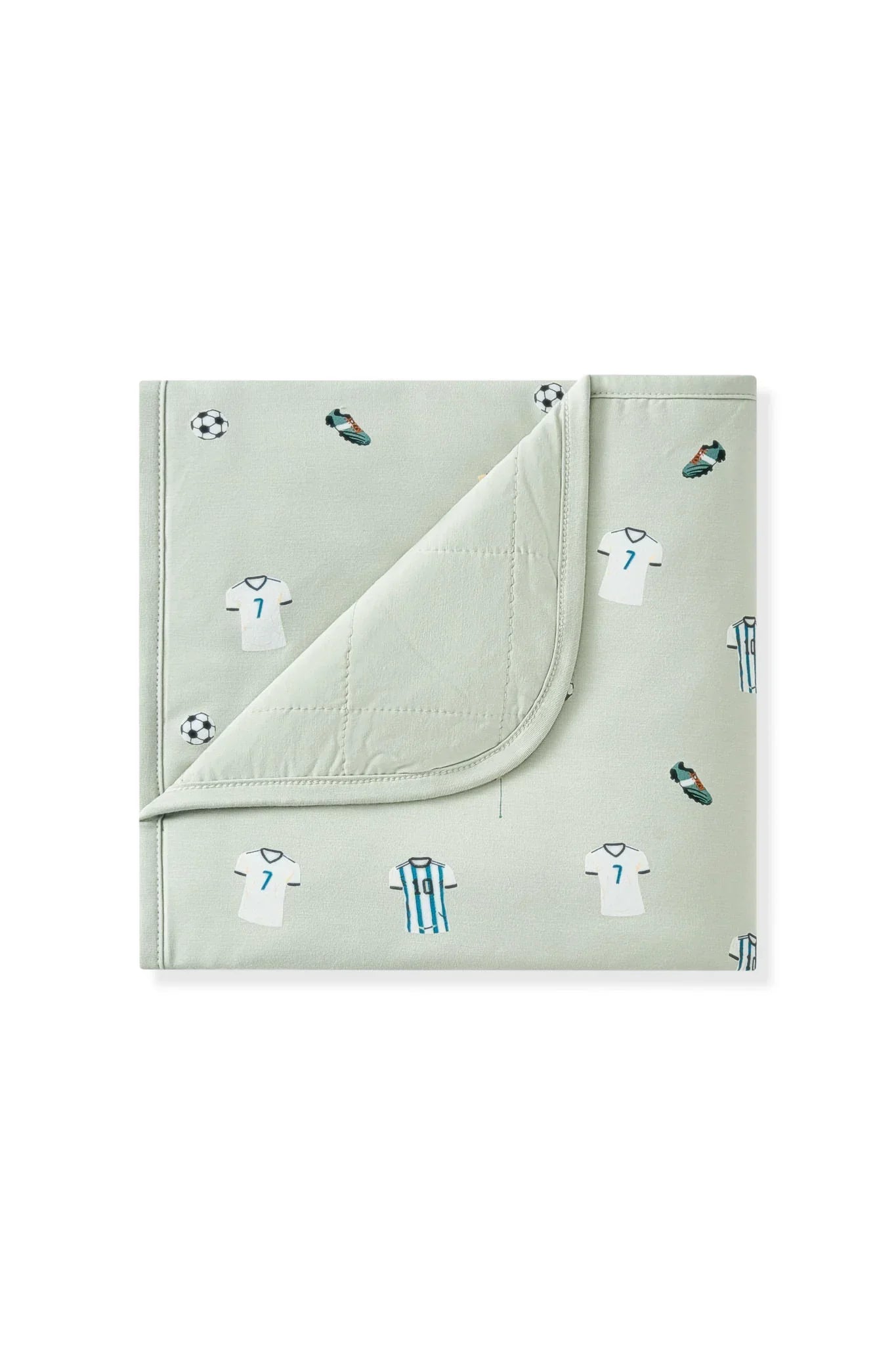 Baby Blanket in Soccer 1.0 Secondary image