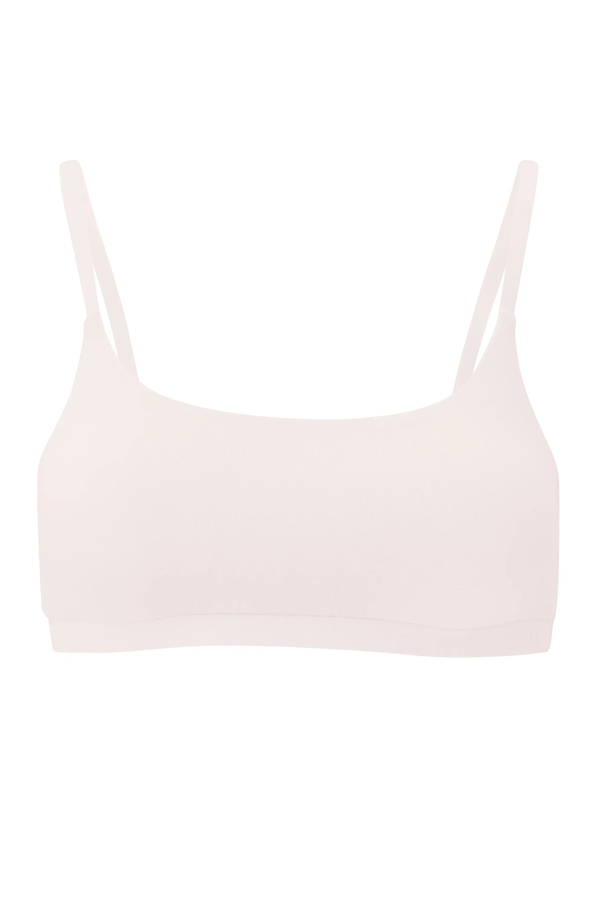 Women's Scoop Neck Bralette in Blonde Secondary image