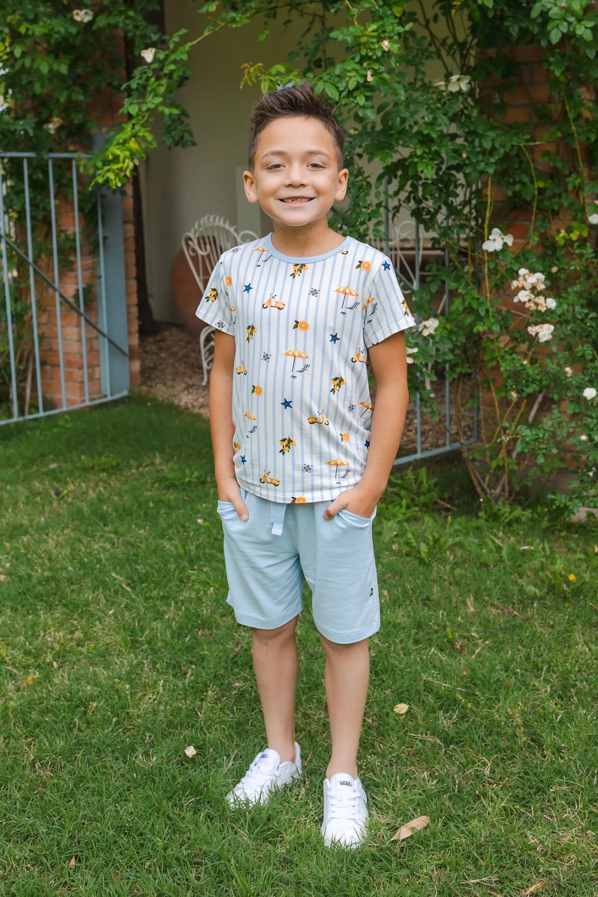 Toddler Basic Tee in Amalfi Coast Main image