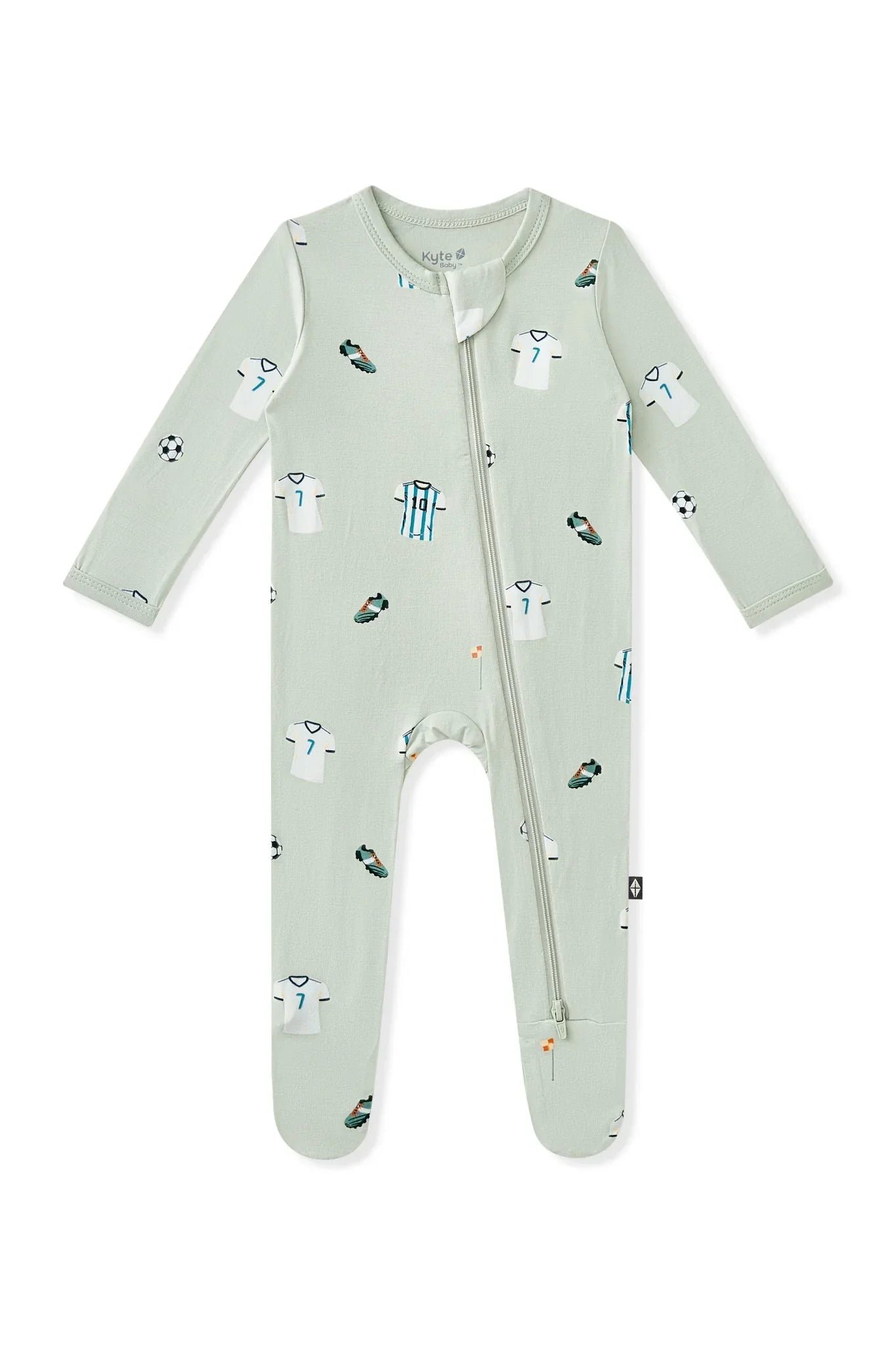 Zippered Footie in Soccer Secondary image