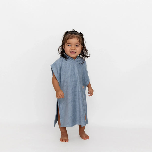 Swim Poncho in Slate