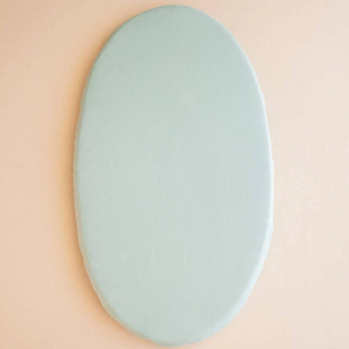 Oval Bassinet Sheet in Sage Main image