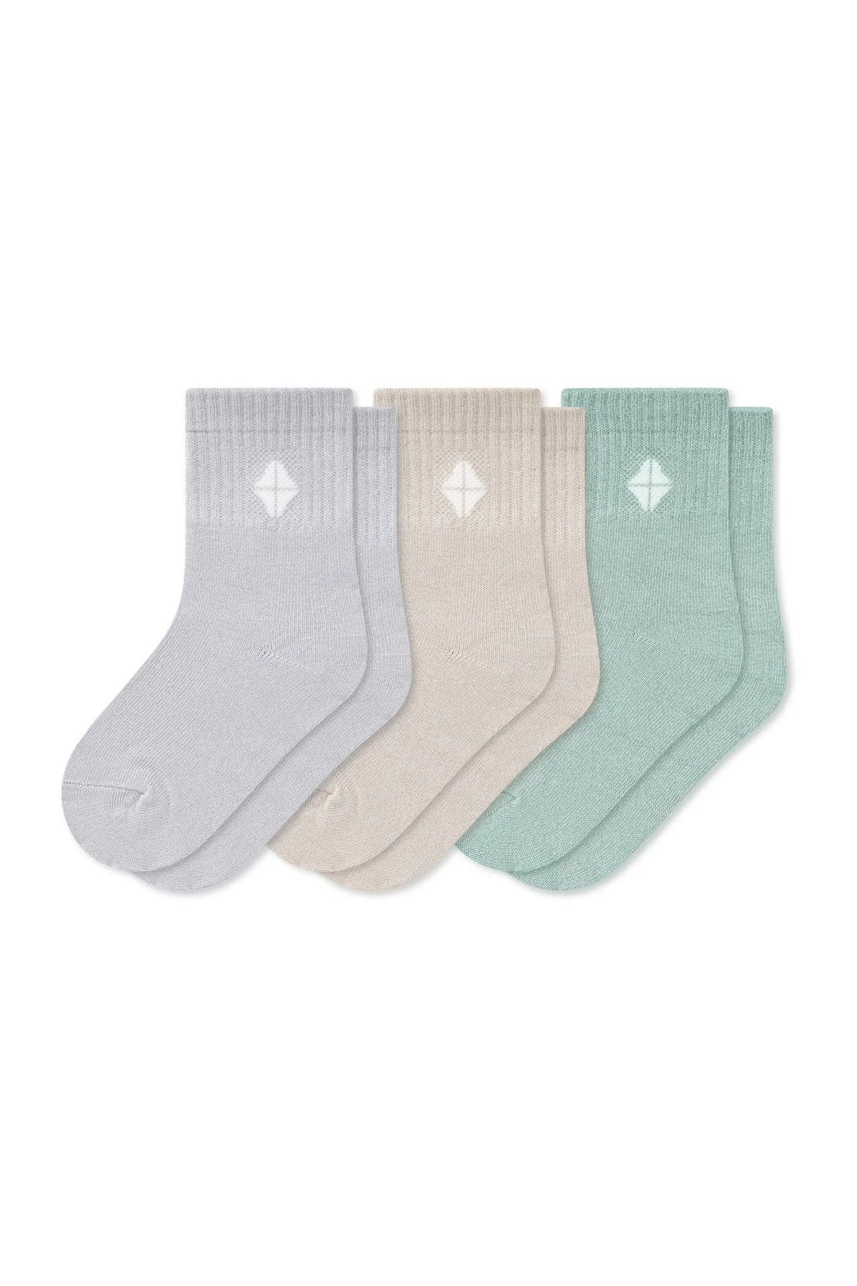 Crew Socks Combo 3-Pack in Neutral Main image
