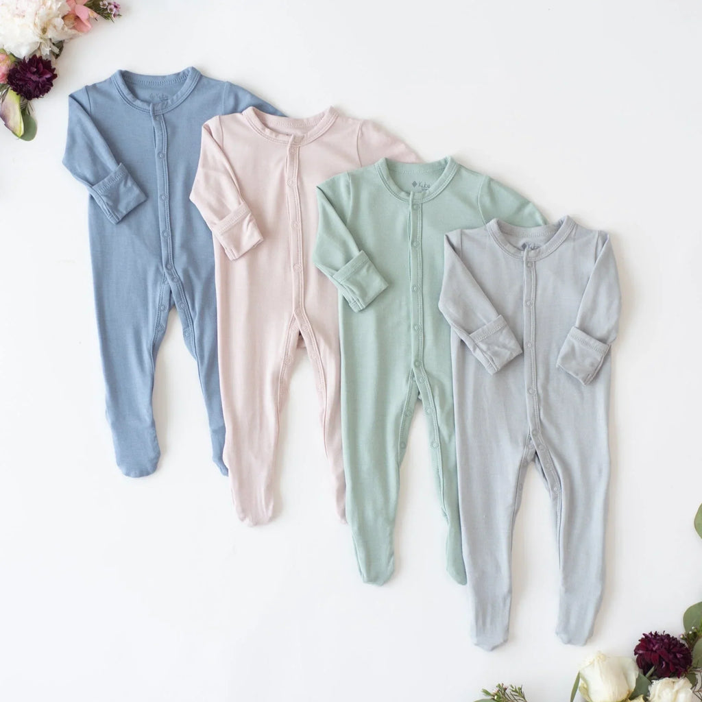 Footie in Blush