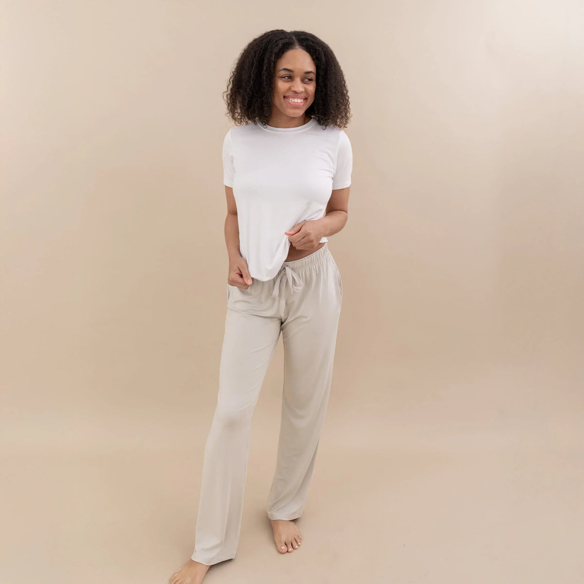Women's Lounge Pants in Oat Main image