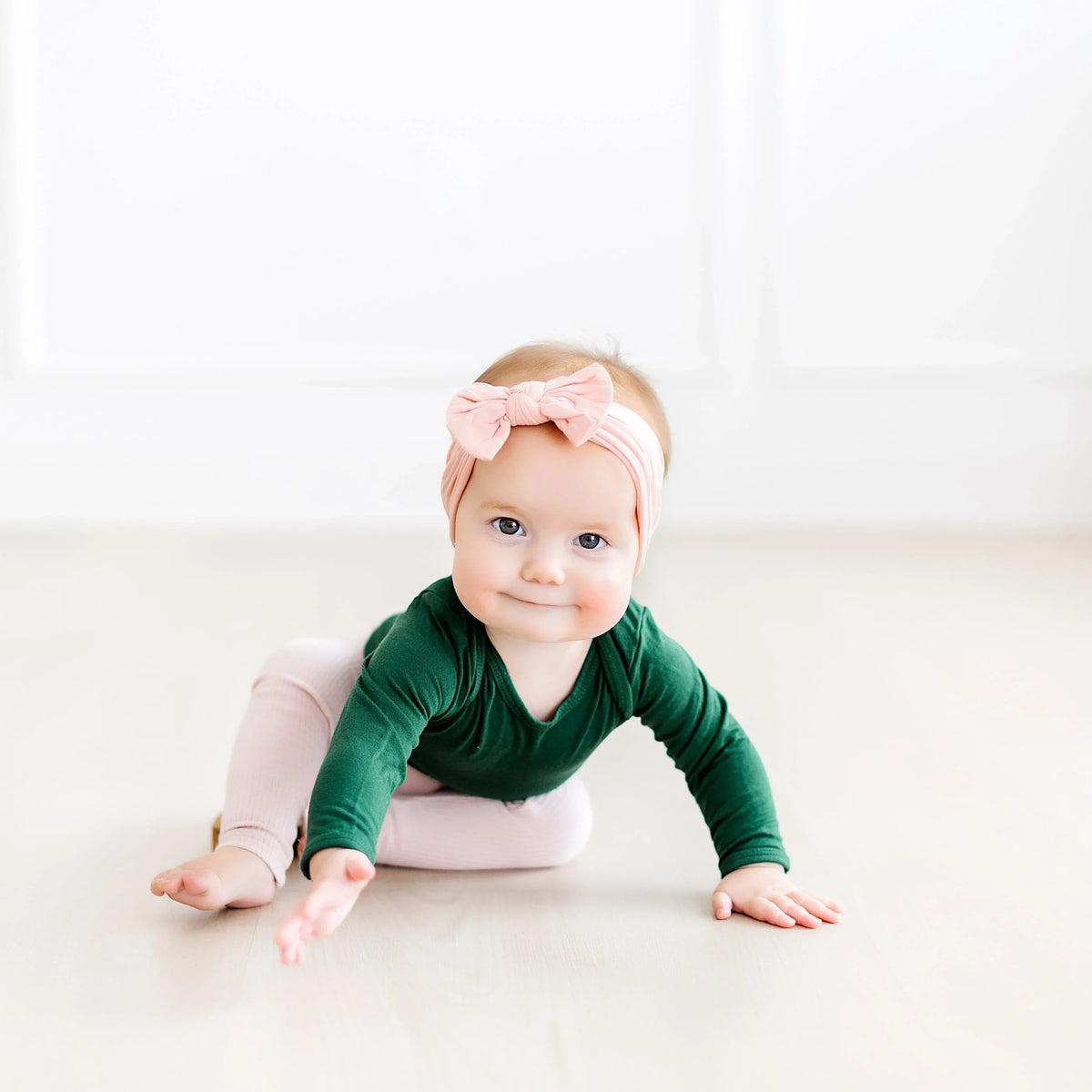 Ribbed Leggings in Blush Main image