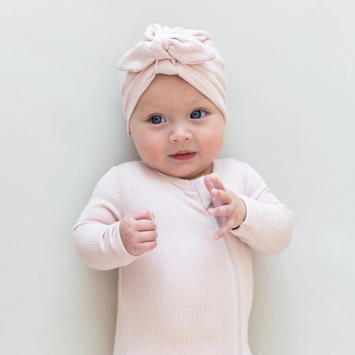 Ribbed Headwrap in Blush Main image