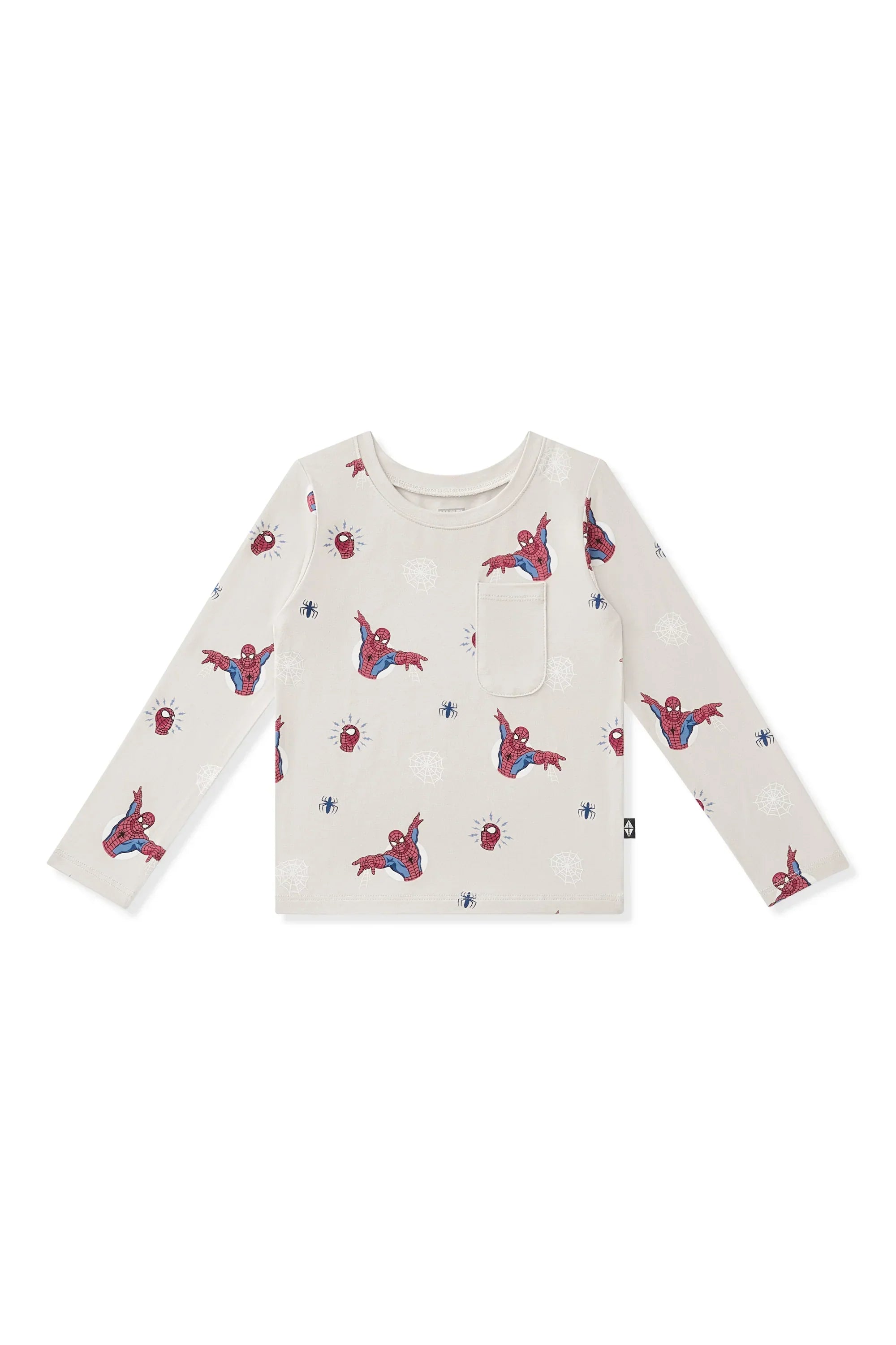 Long Sleeve Toddler Crew Neck Tee in Spider-Man Secondary image