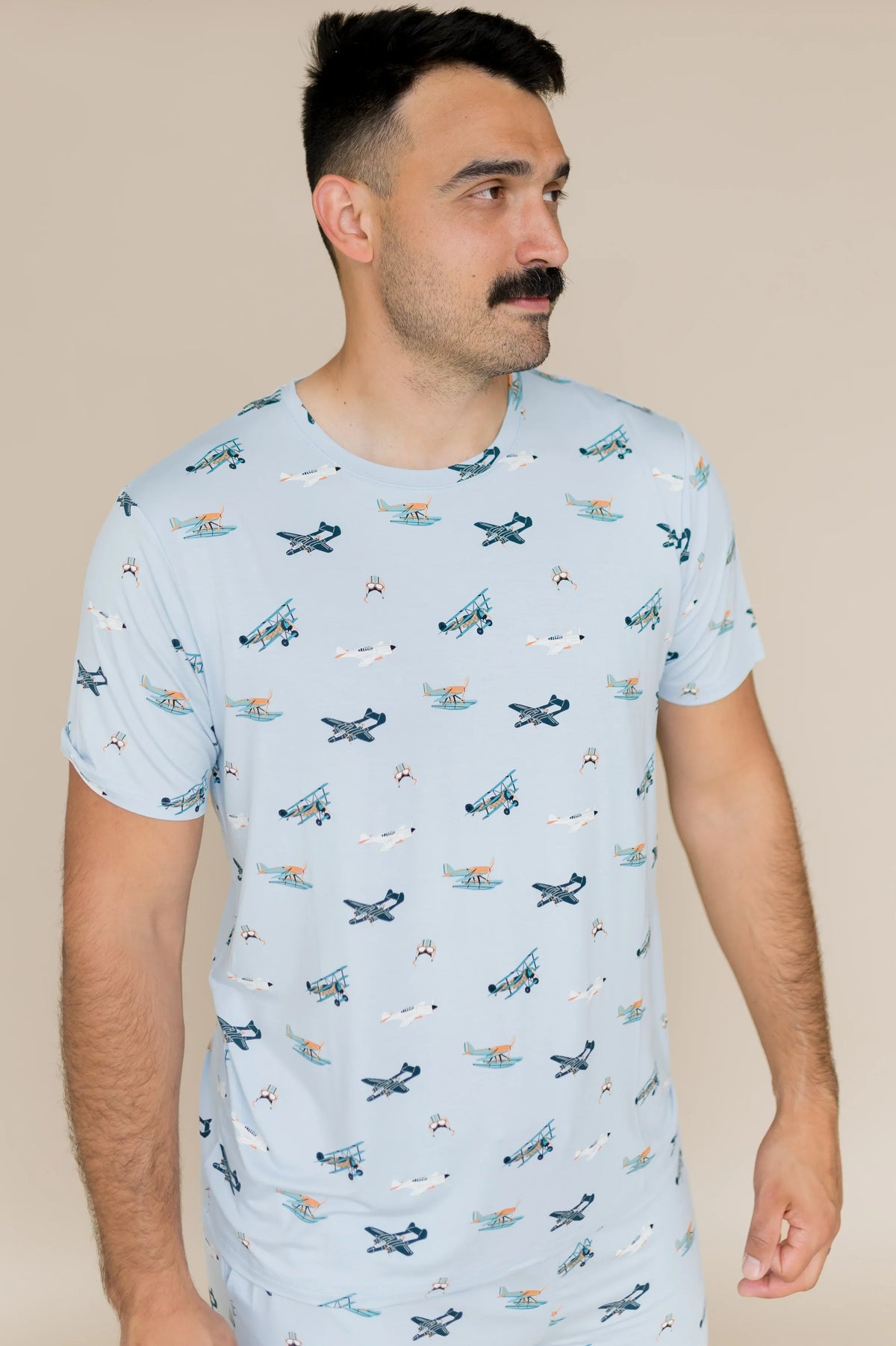 Men's Crew Neck Tee in Take Off Main image