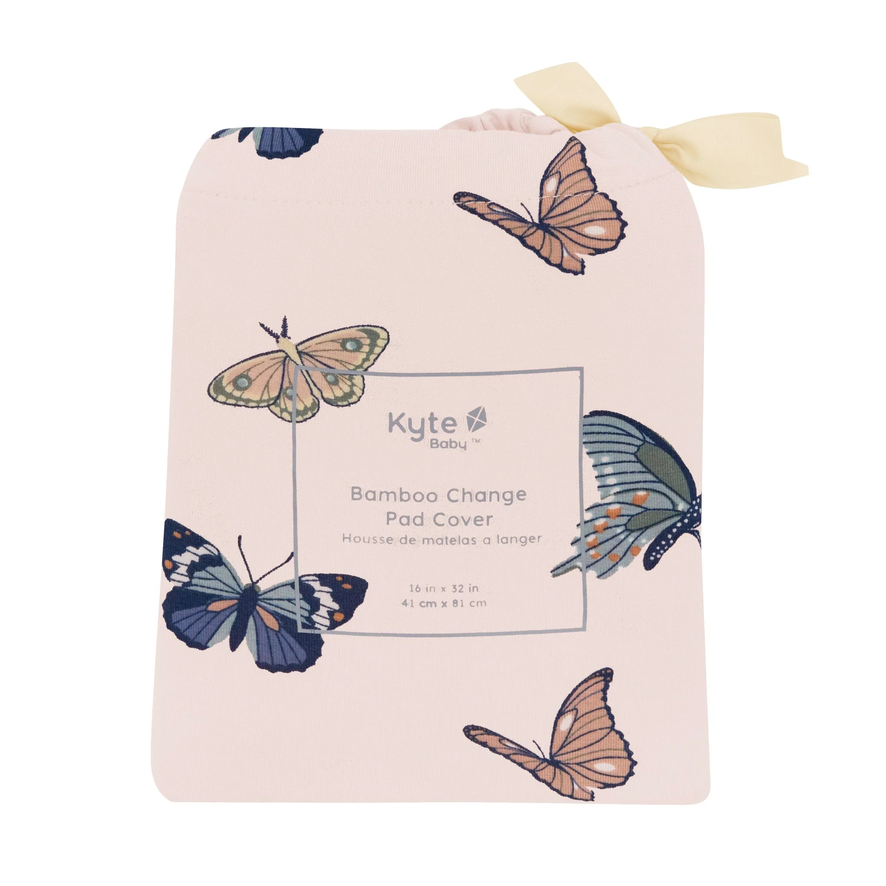 Change Pad Cover in Blush Butterfly Secondary image