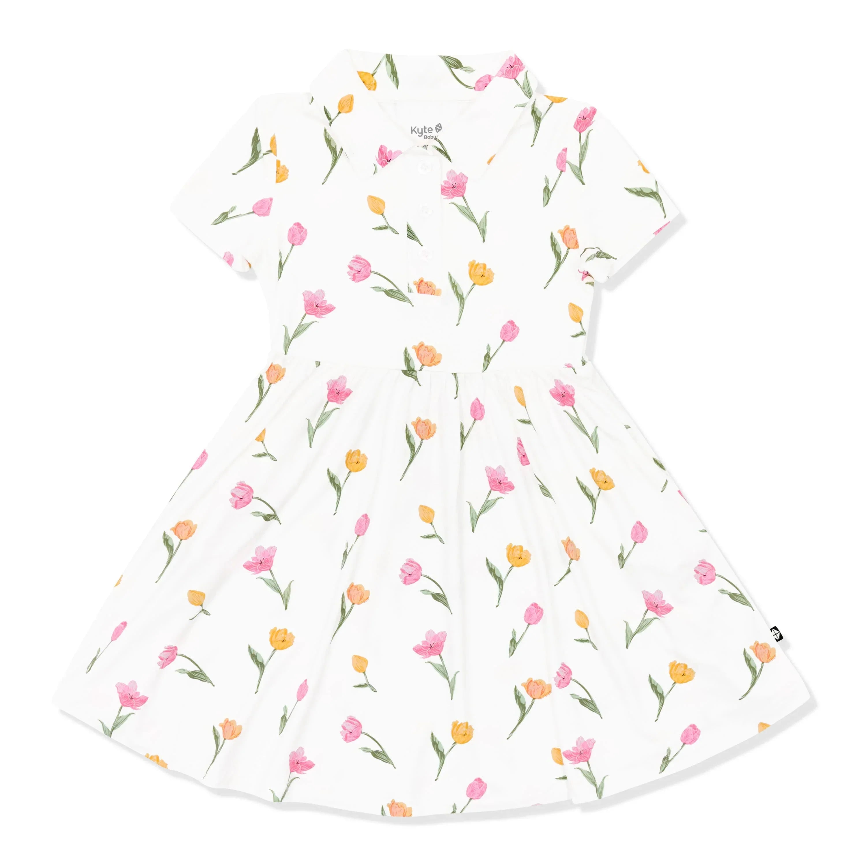 Polo Dress in Tulip Secondary image